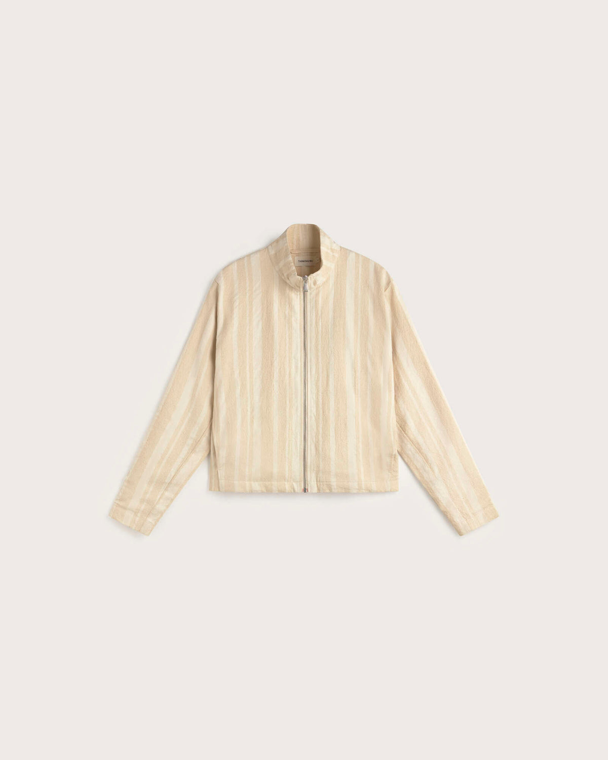 Chaqueta rayas cruda Ceci sostenible silueta - 1