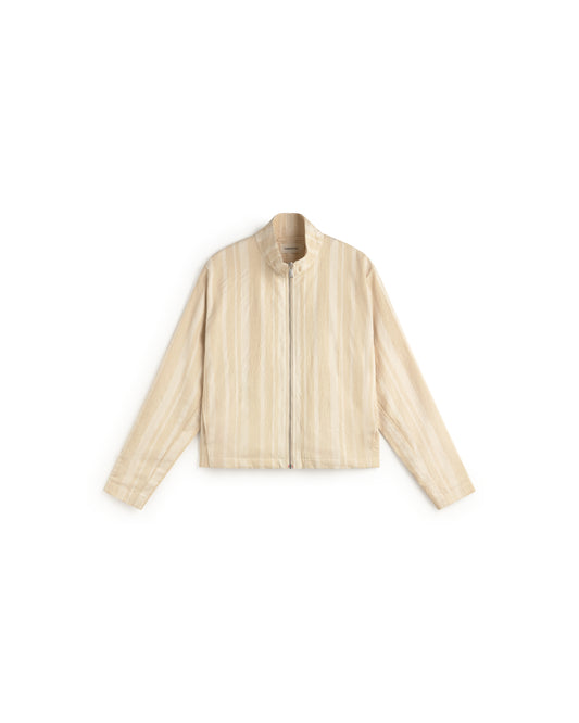 Chaqueta rayas cruda Ceci sostenible silueta - 1