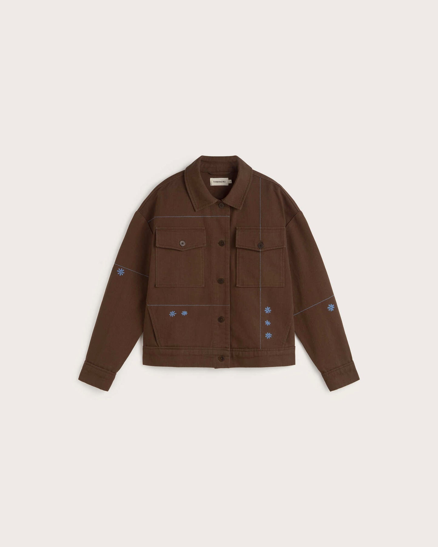 Chaqueta bordada a mano sole mio Frans sostenible silueta - 1