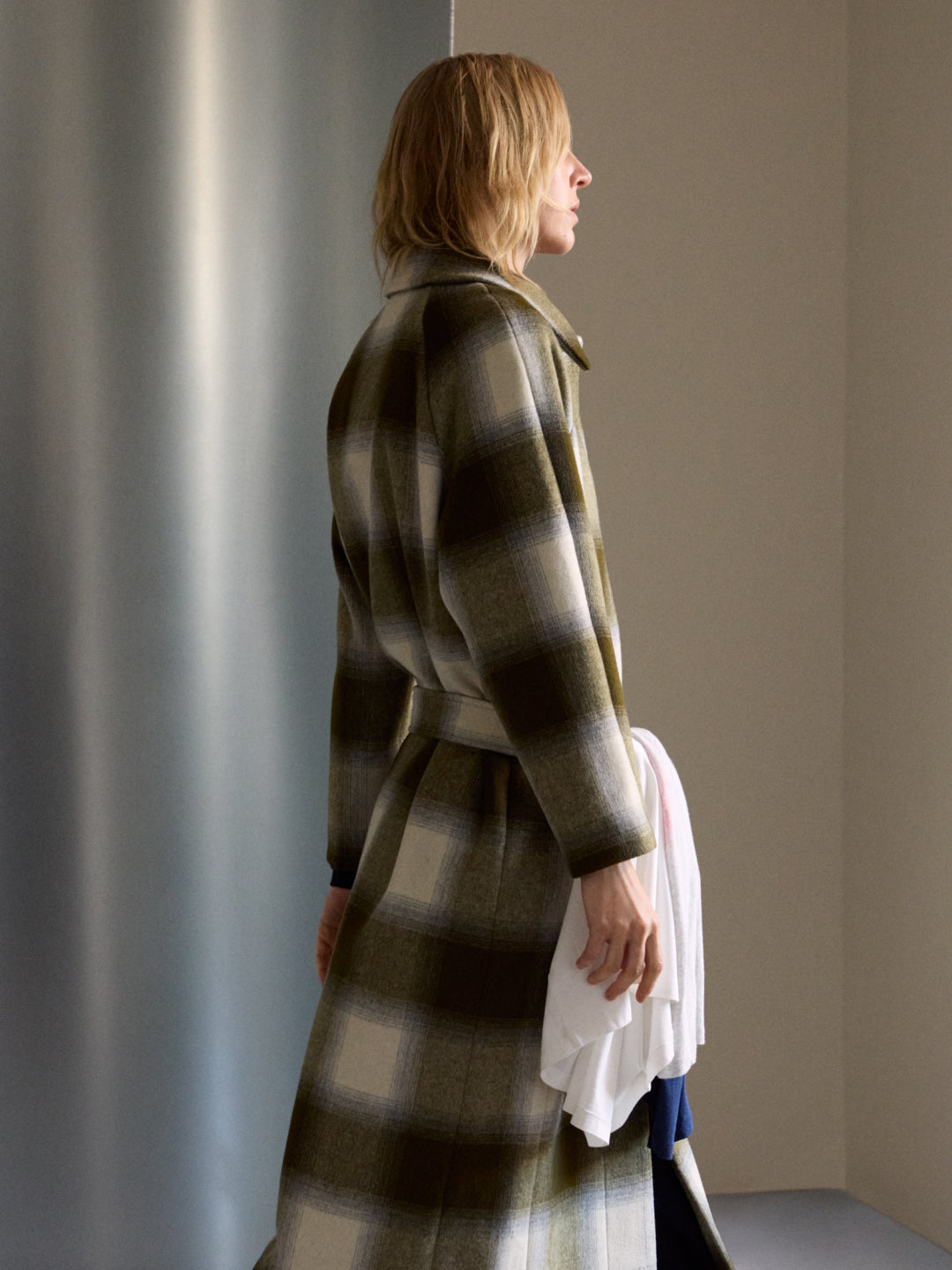 Green check wool Lise jacket