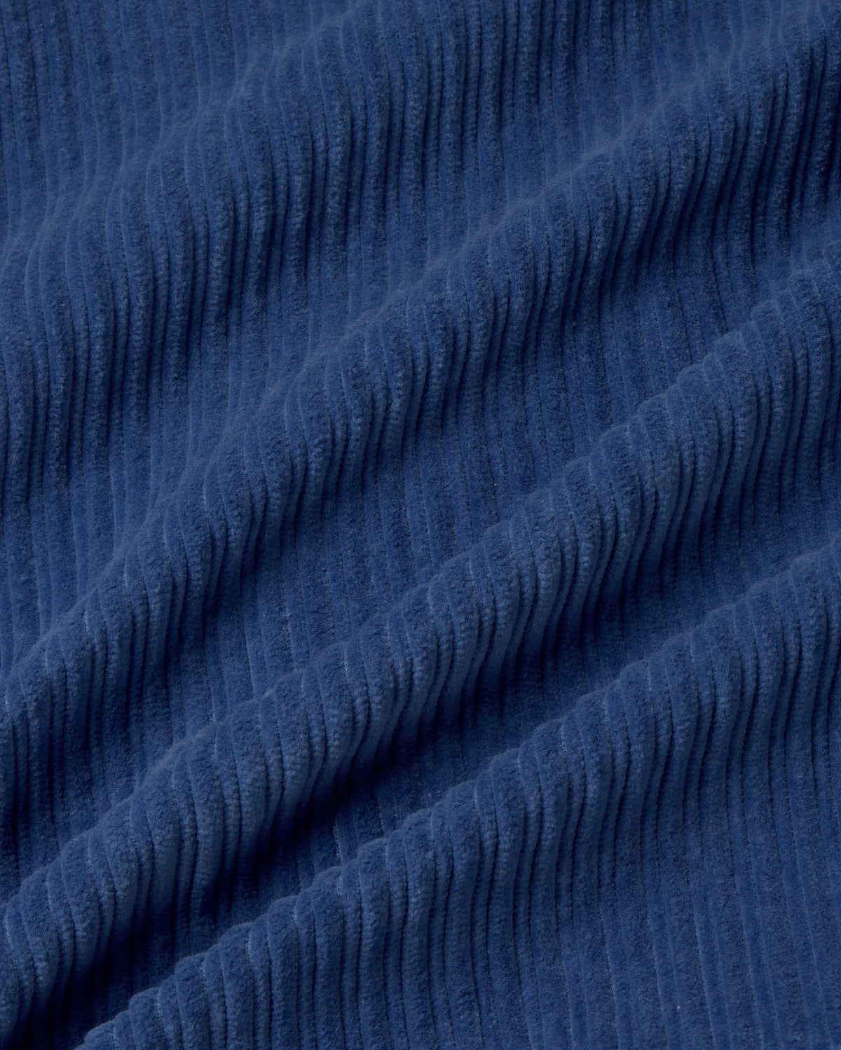 Chaqueta pana azul Delia sostenible silueta - 3
