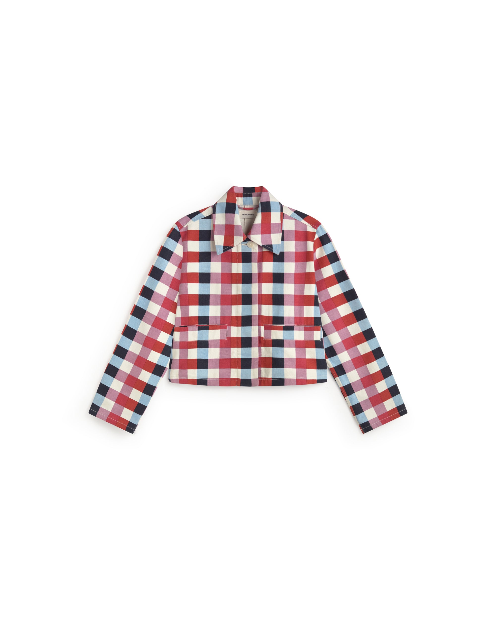 Chaqueta cuadros cheshire Astrid sostenible silueta - 1