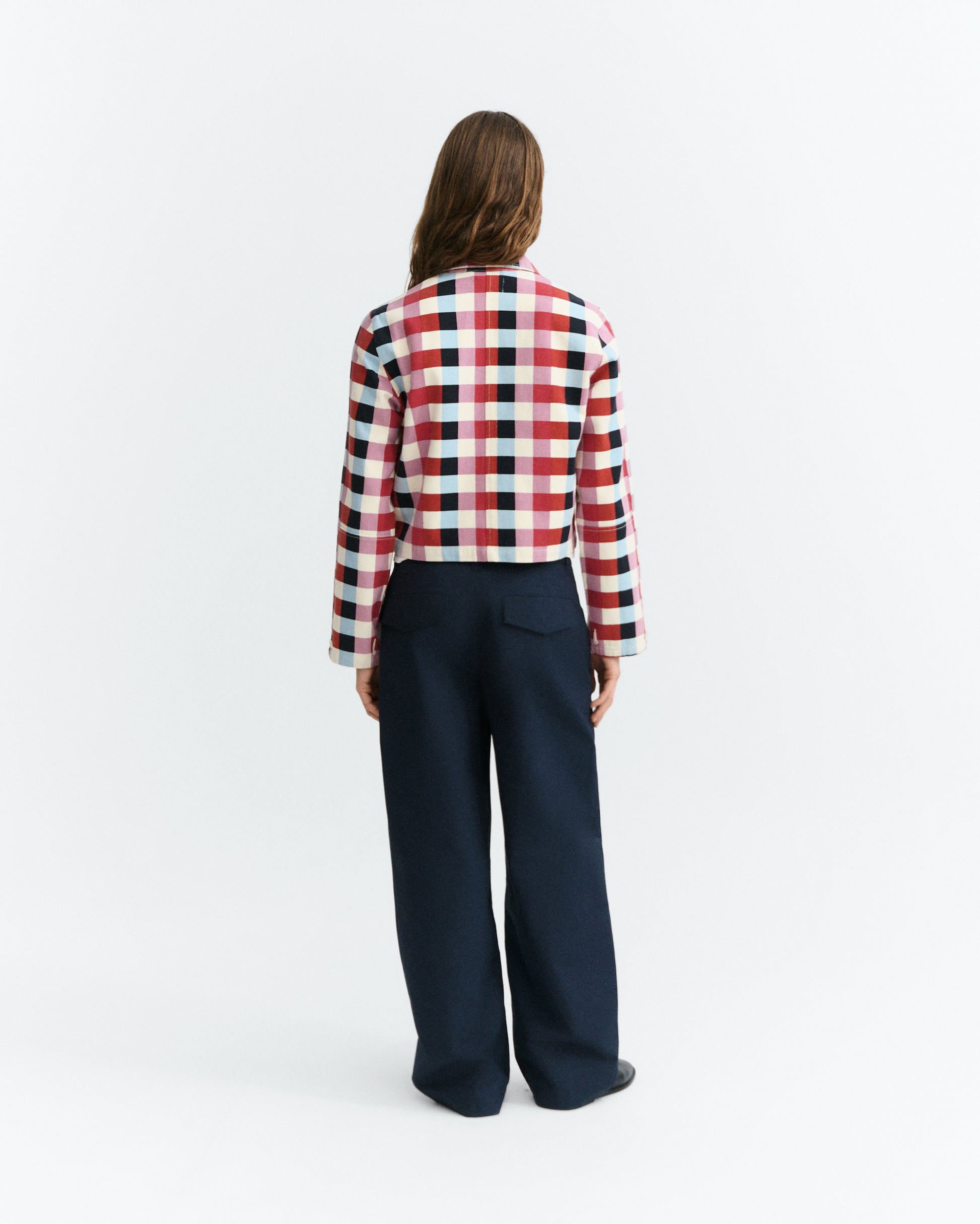 Chaqueta cuadros cheshire Astrid sostenible - 5