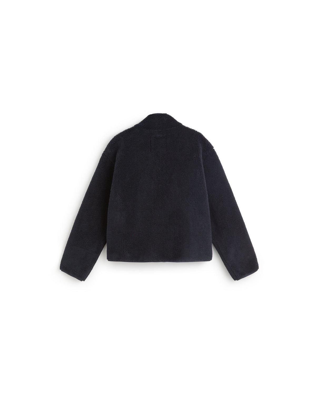 Chaqueta borreguito navy Kourtney sostenible silueta - 3