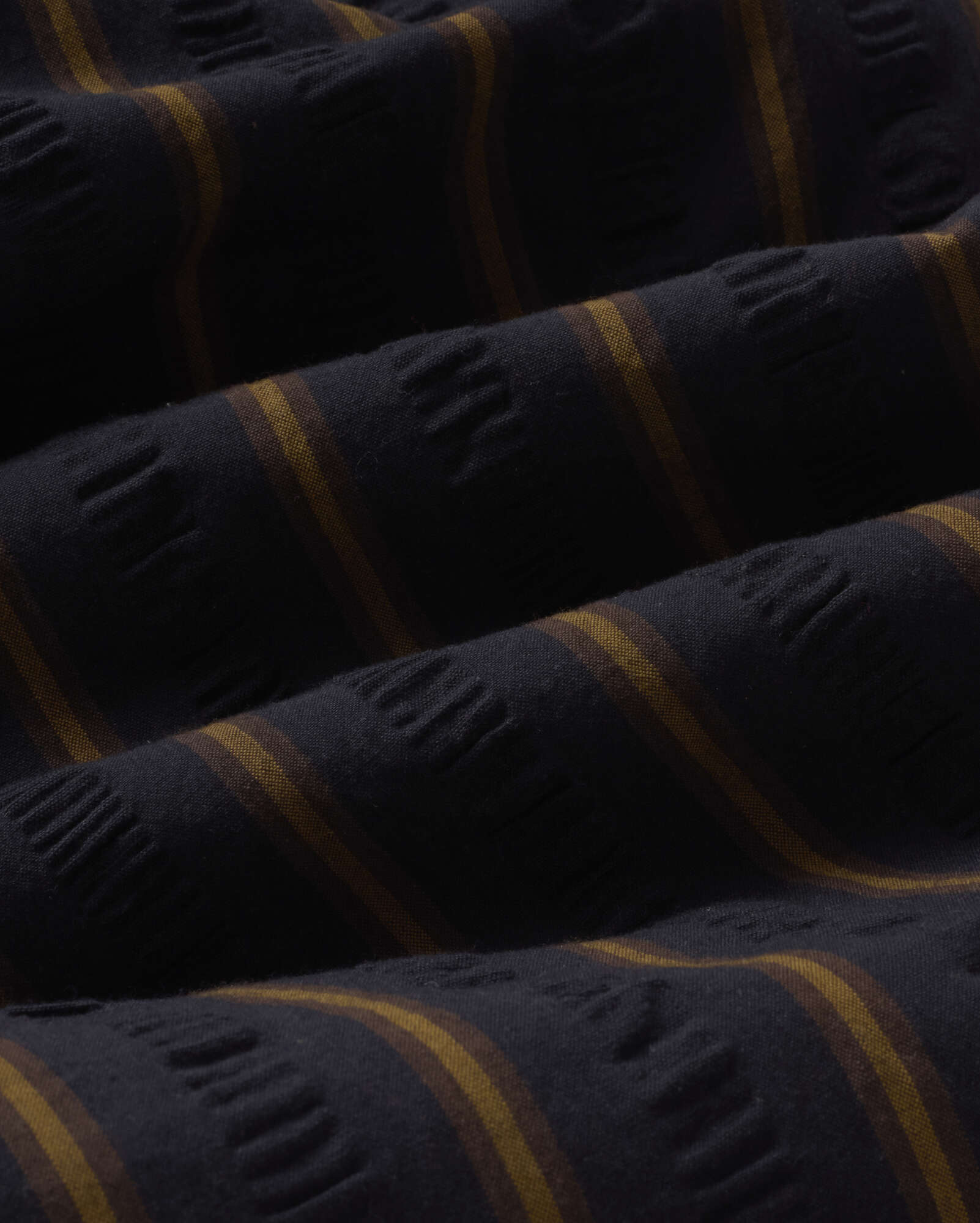 Mono seersucker rayas Raflesia sostenible silueta - 2