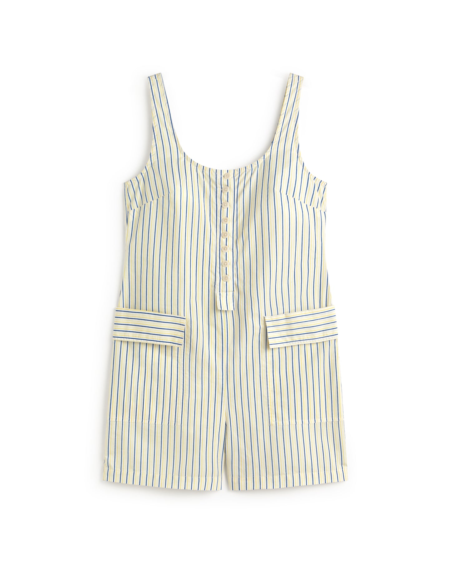 Mono popelin rayas Maud sostenible silueta - 1