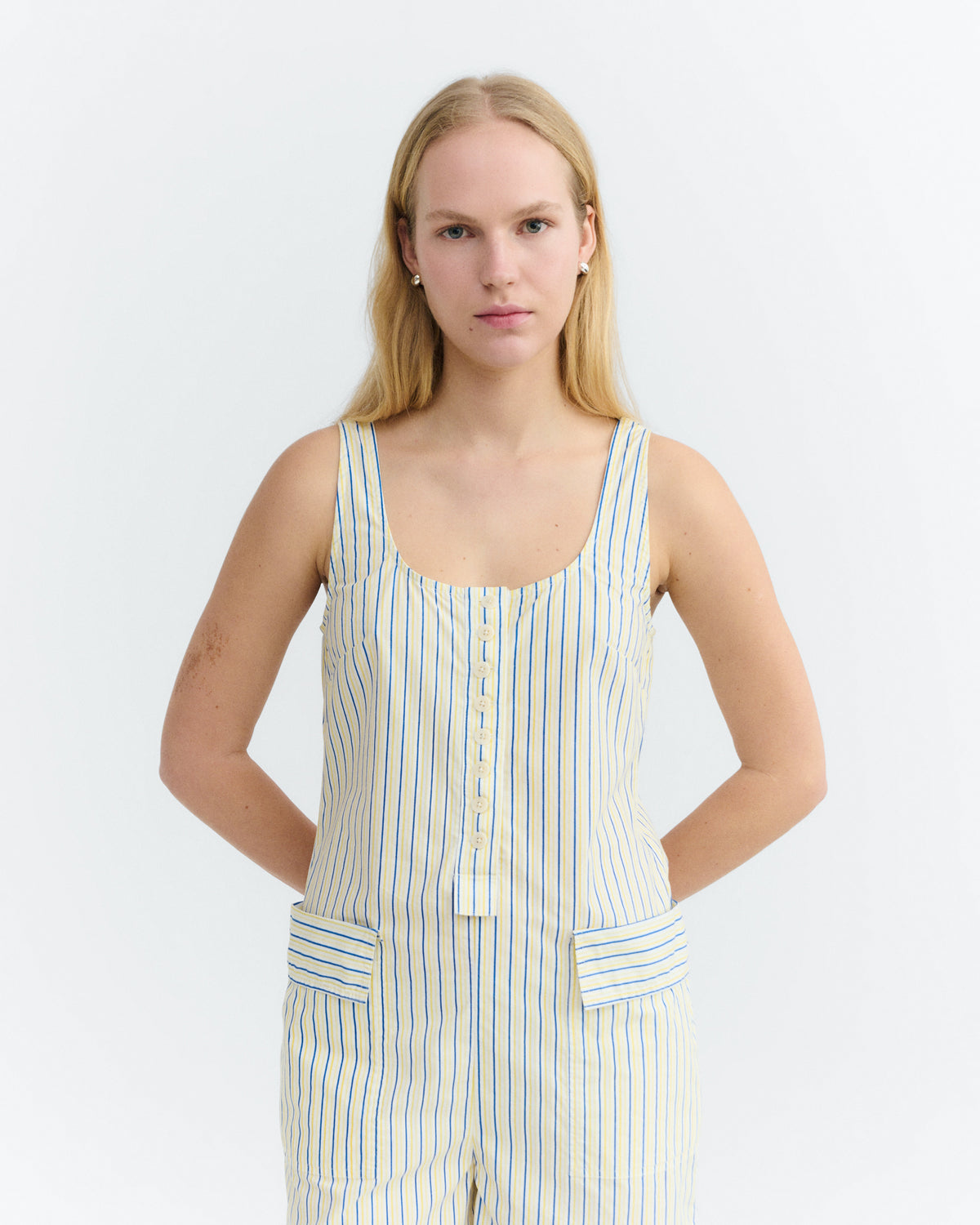 Mono popelin rayas Maud sostenible - 2