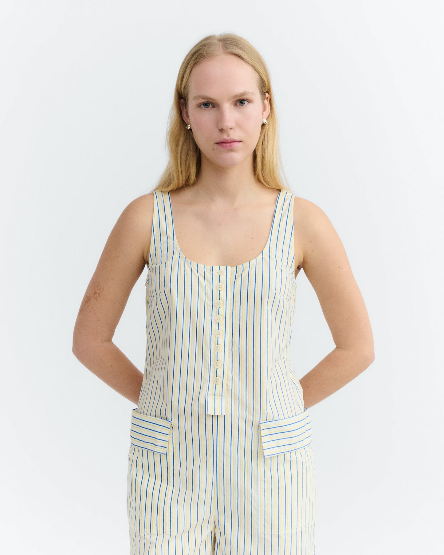 Mono popelin rayas Maud sostenible - 2