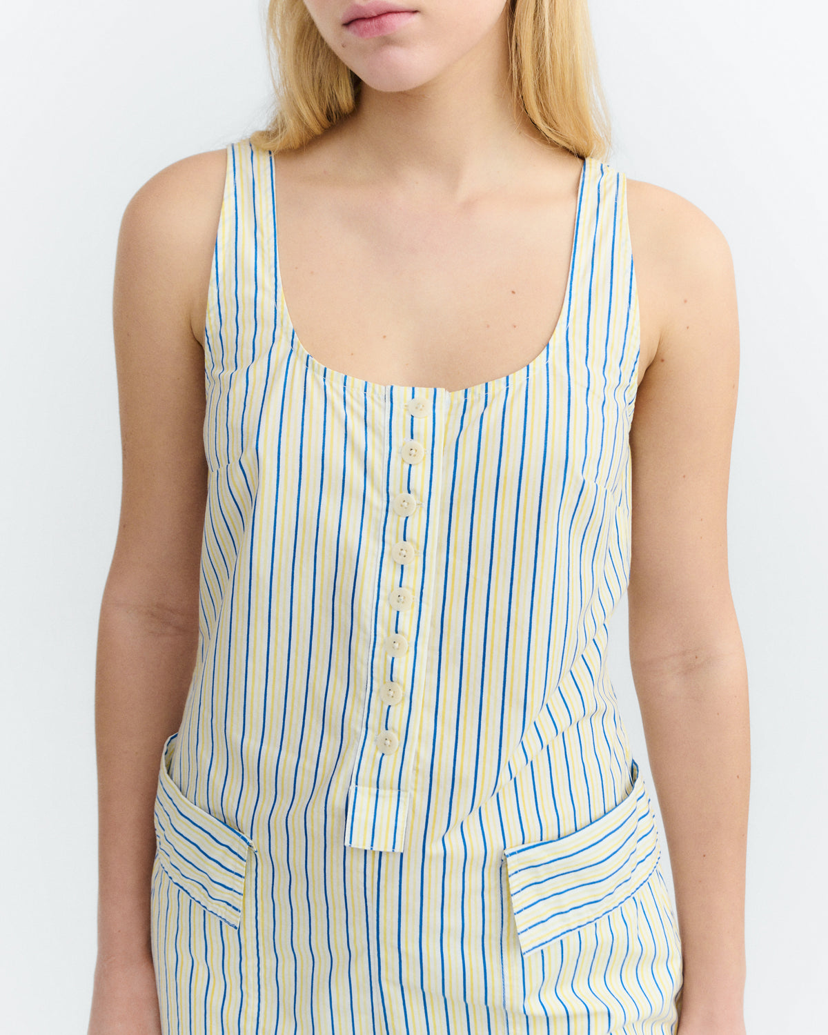 Mono popelin rayas Maud sostenible - 3