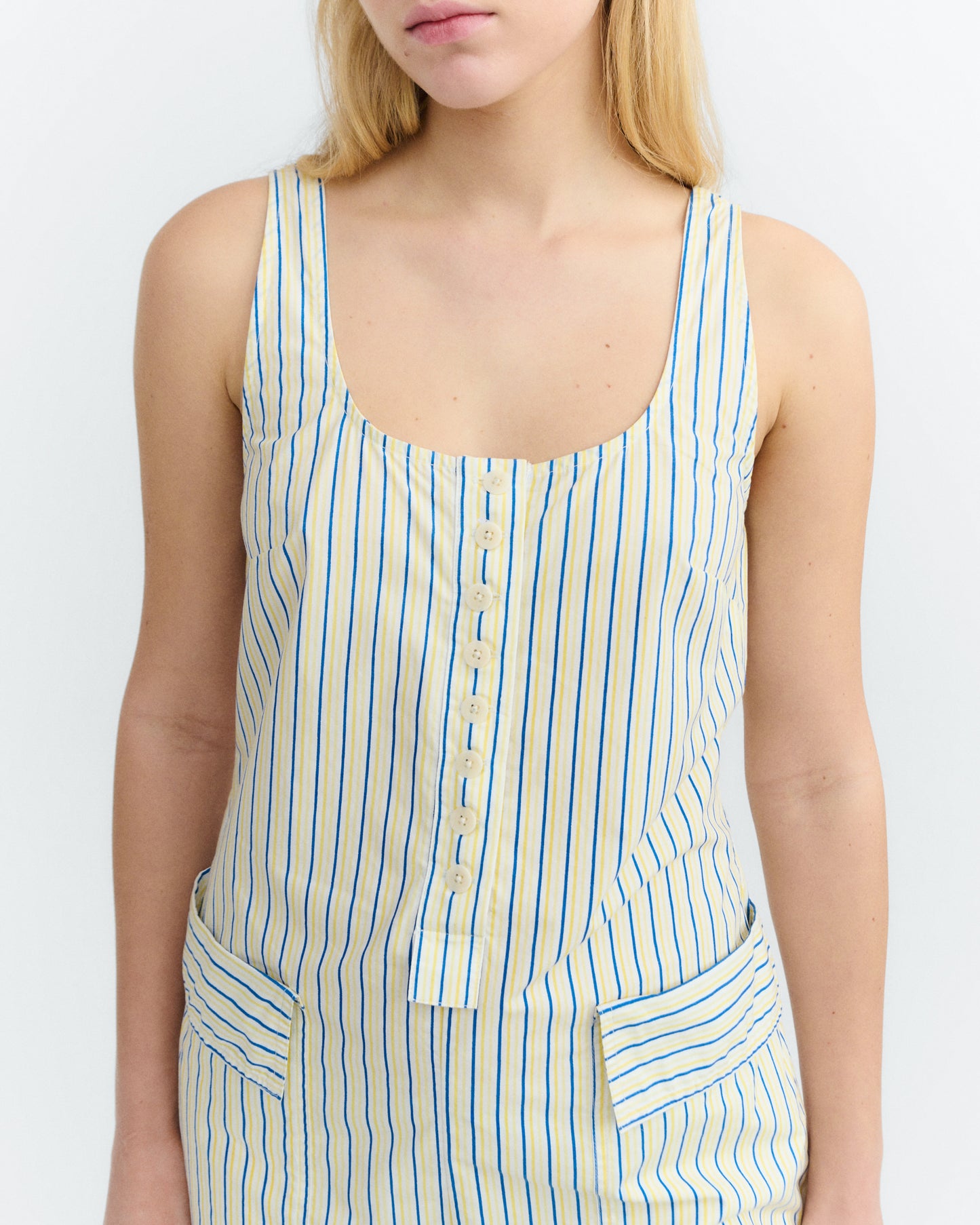 Mono popelin rayas Maud sostenible - 3