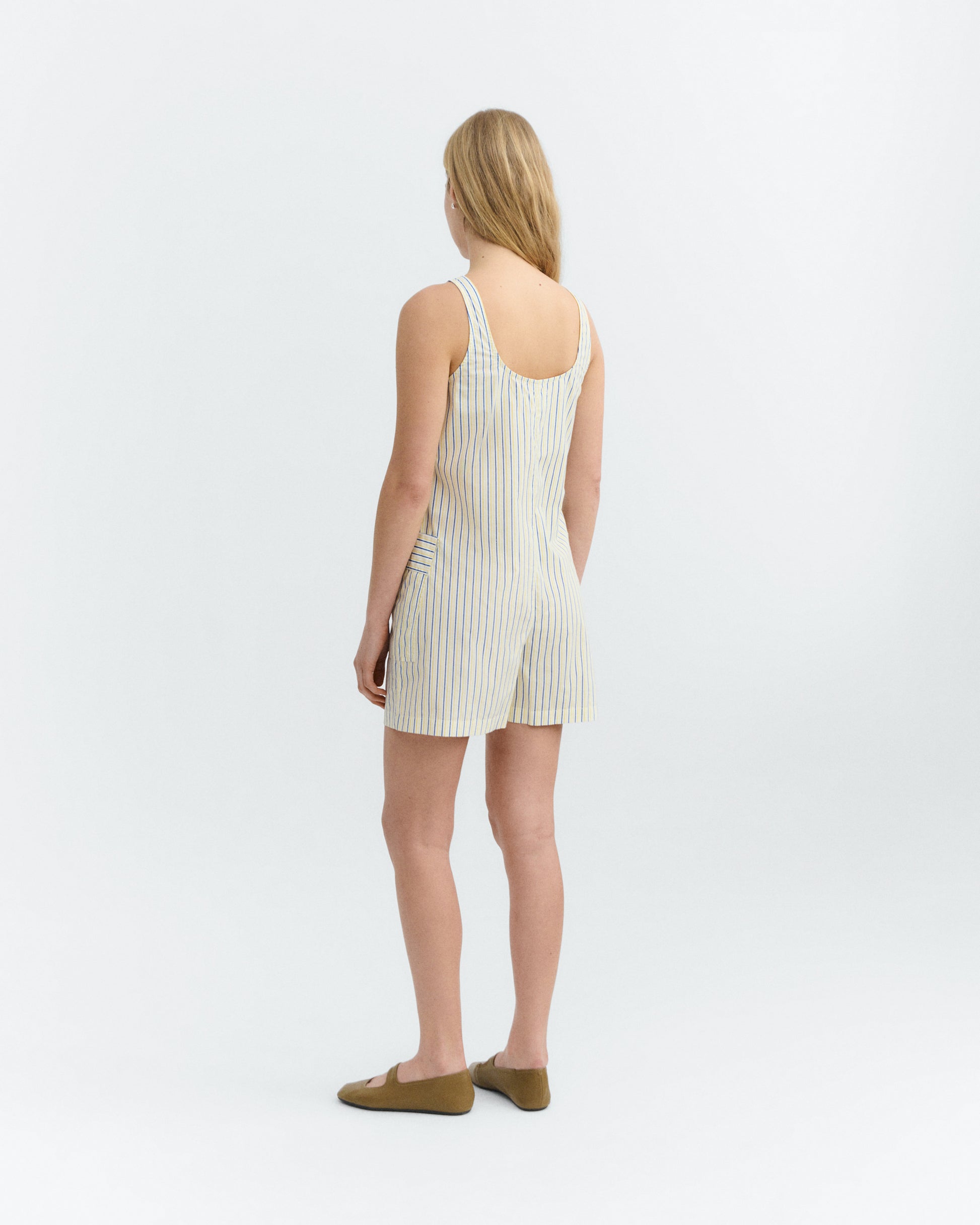 Mono popelin rayas Maud sostenible - 4