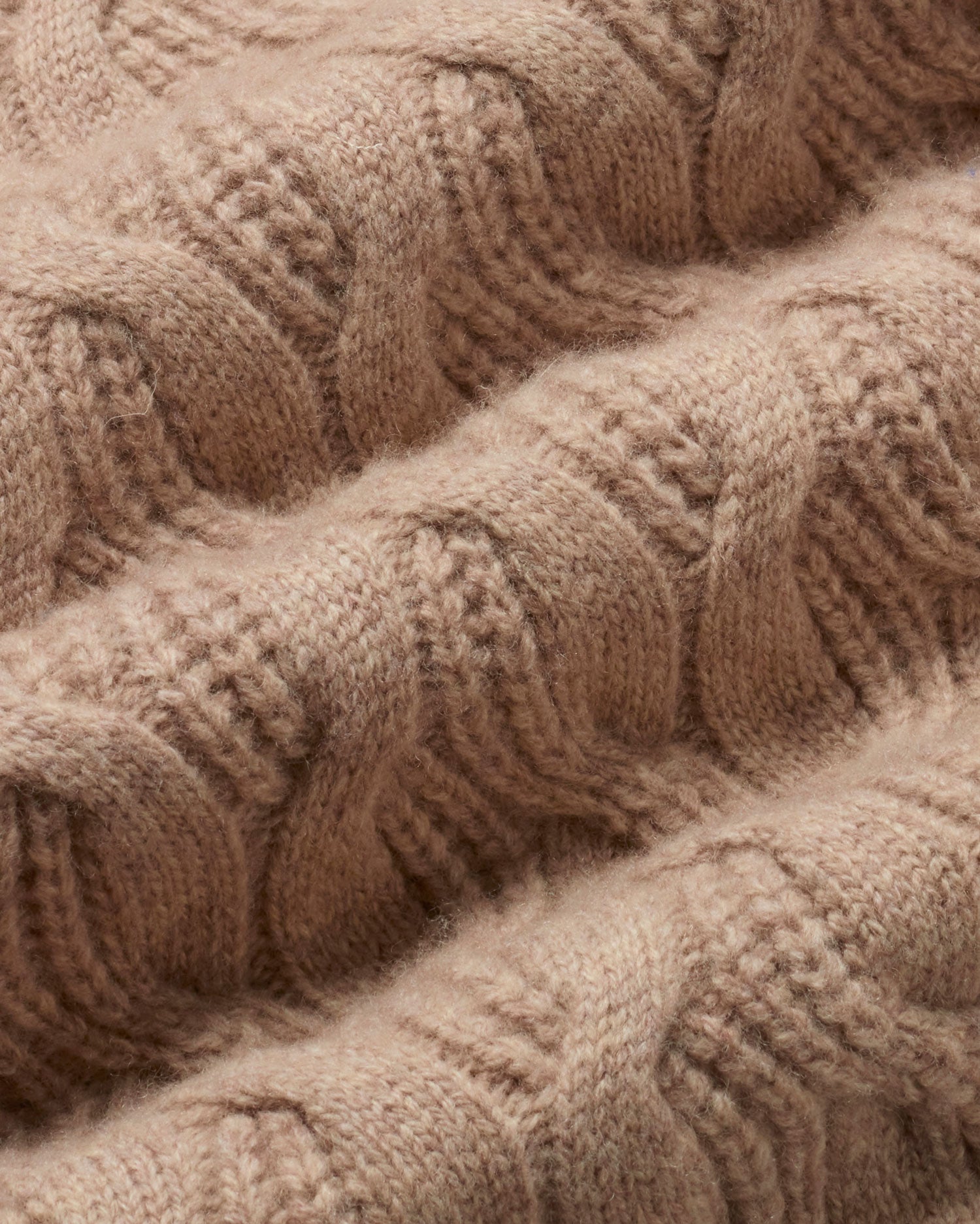 Jersey beige lana Carmen sostenible - silueta 2