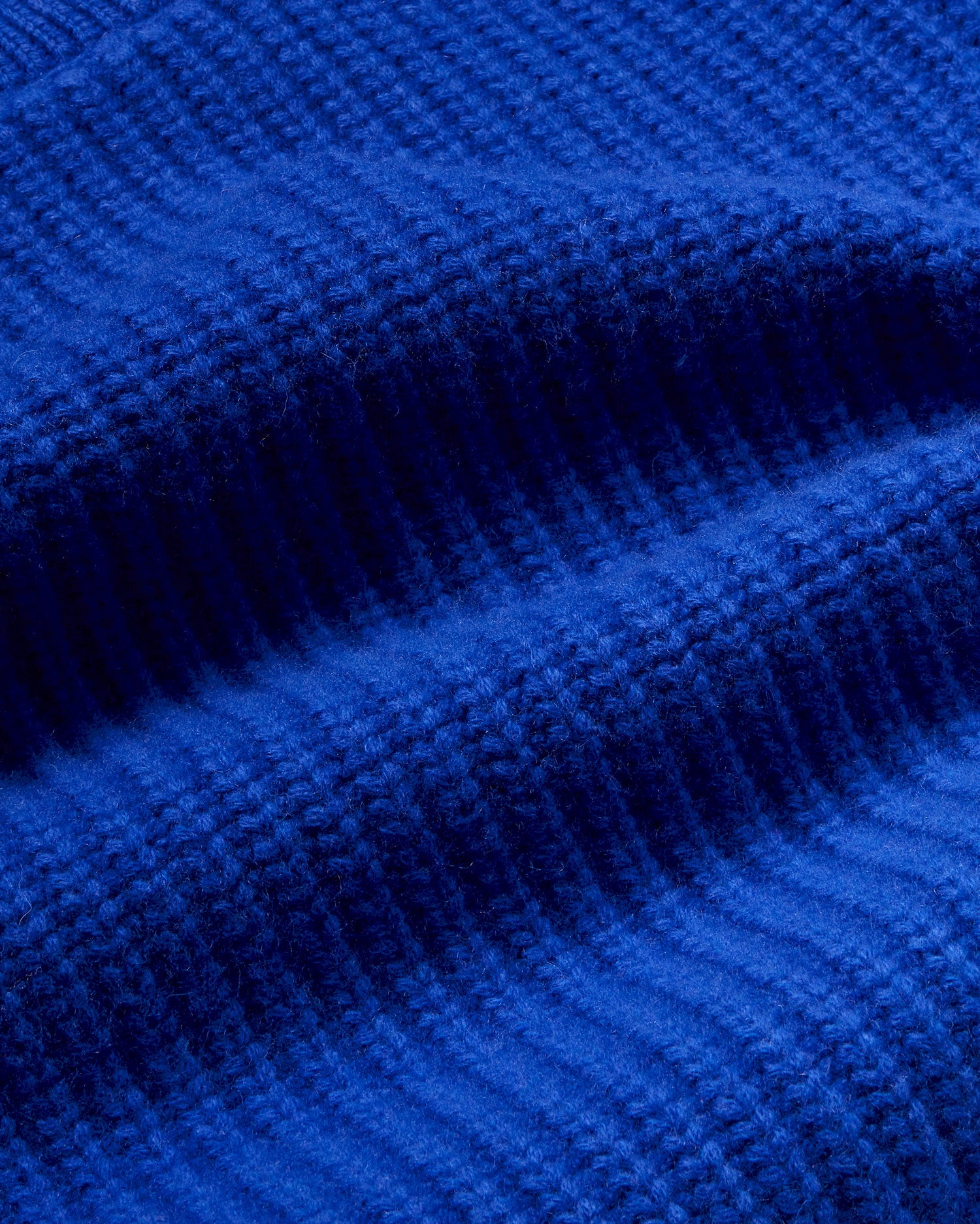 Jersey azul lana Sua sostenible - silueta 2