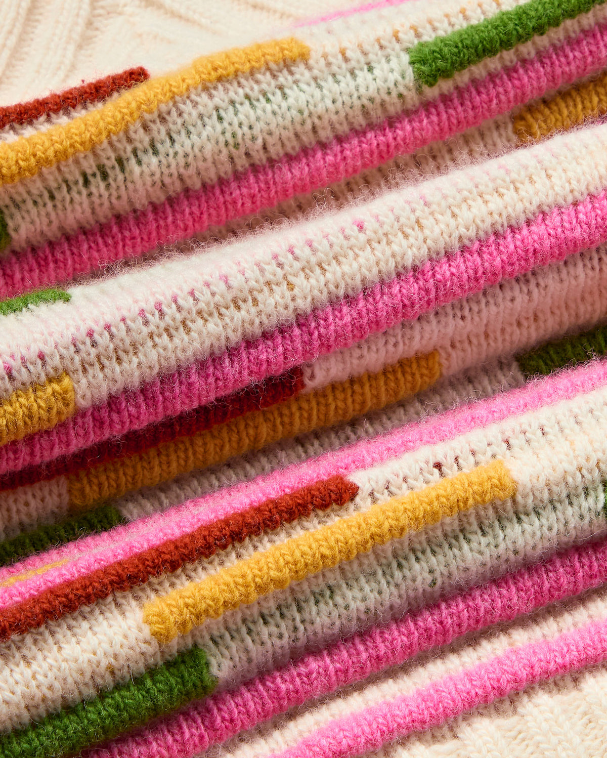 Chaleco multicolor lana Mica sostenible - silueta 2