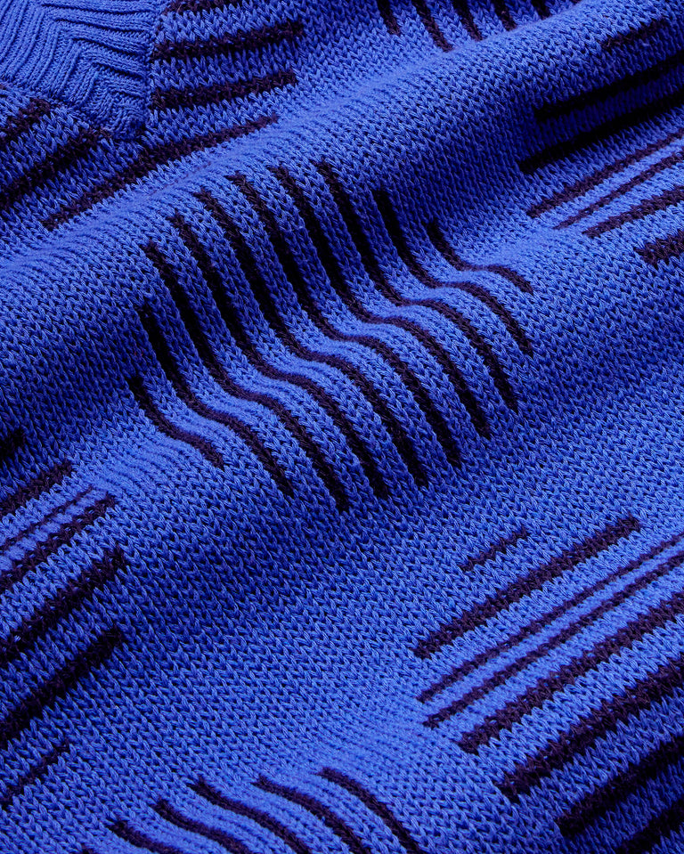 Jersey azul lana merino japan Miranda sostenible-silueta-2