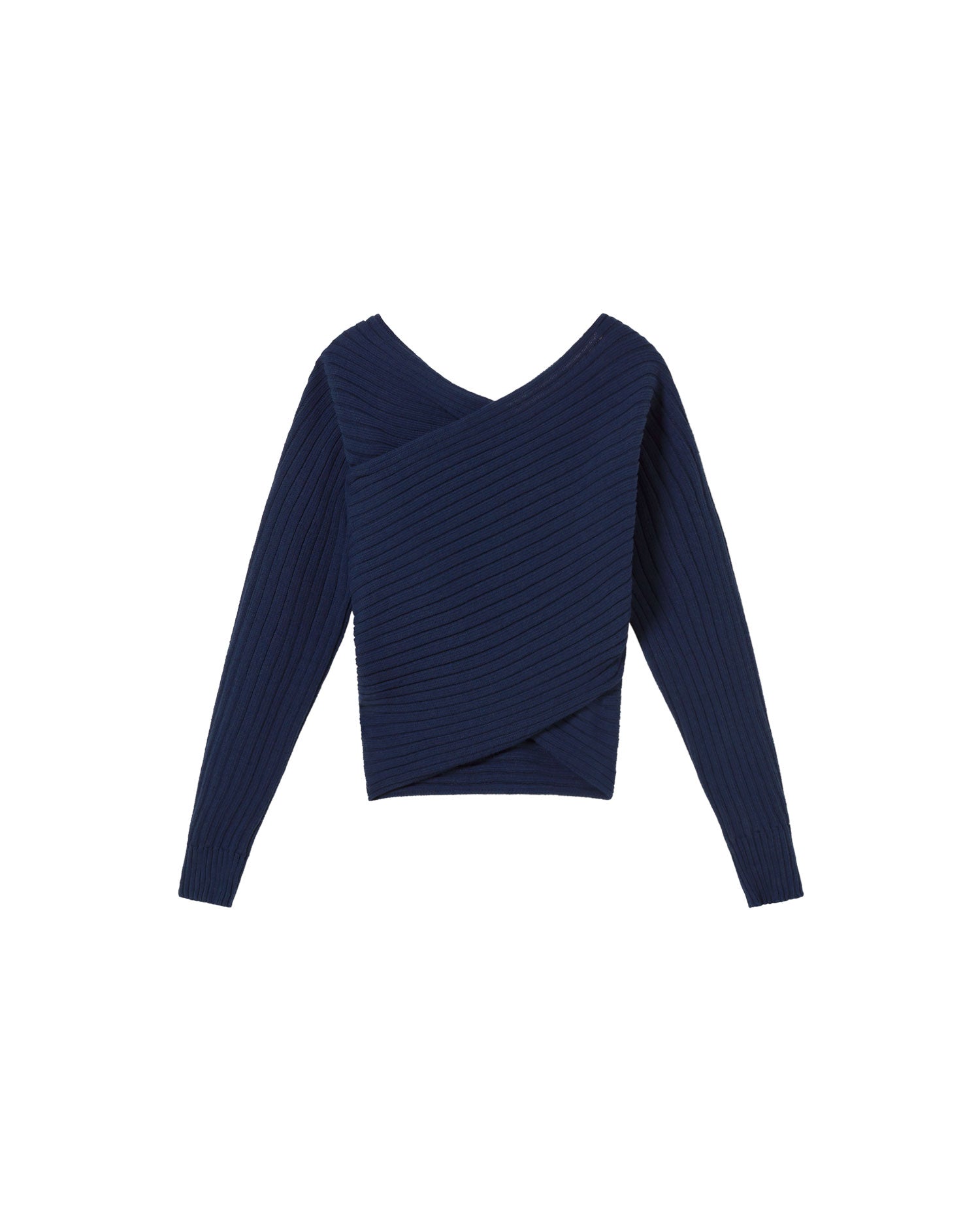 Jersey navy punto Adele sostenible - silueta 1