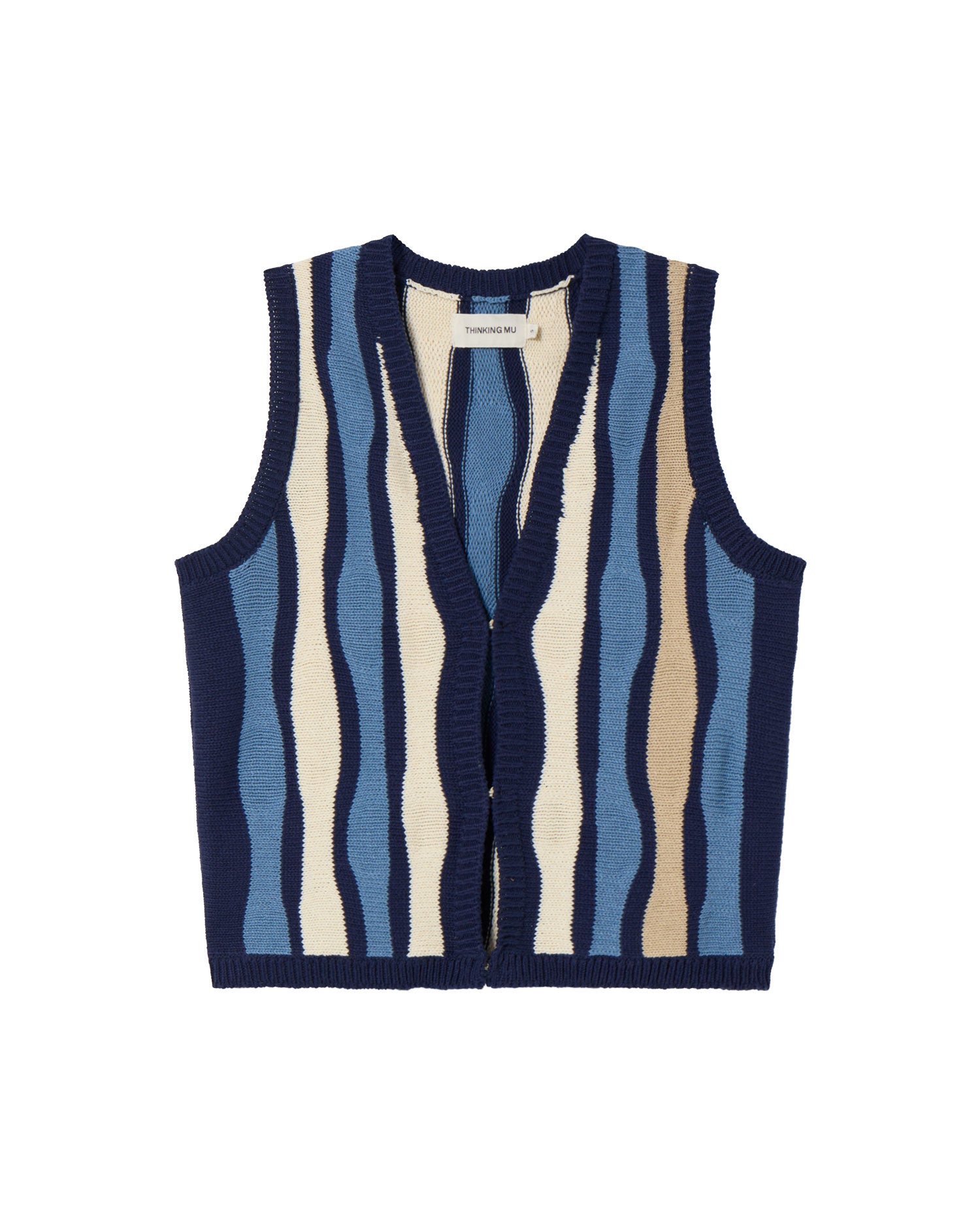 Sustainable Vest Multicolor Robbie Woman | Thinking Mu