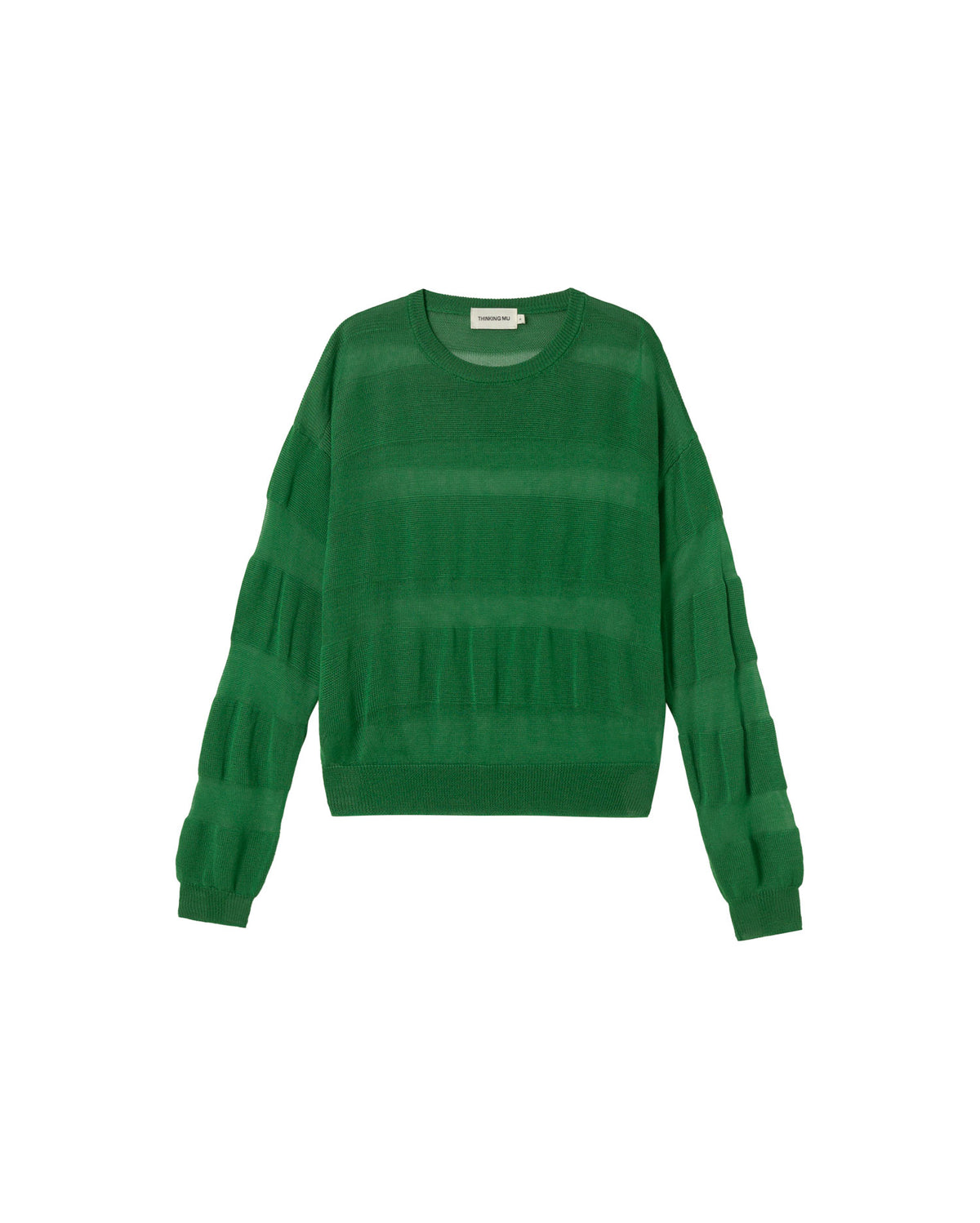 Jersey verde punto Be sostenible - silueta 1