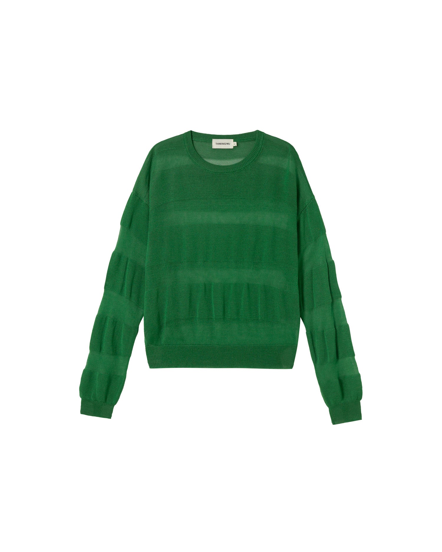 Jersey verde punto Be sostenible - silueta 1