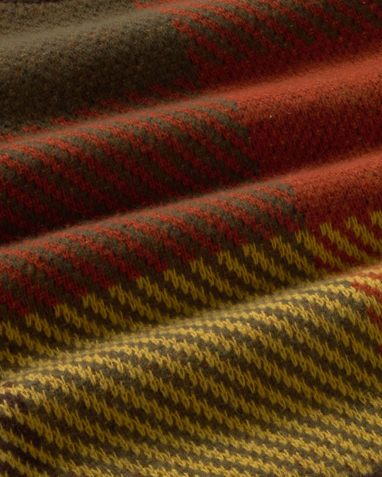 Jersey cuadros lana Nur sostenible silueta - 2