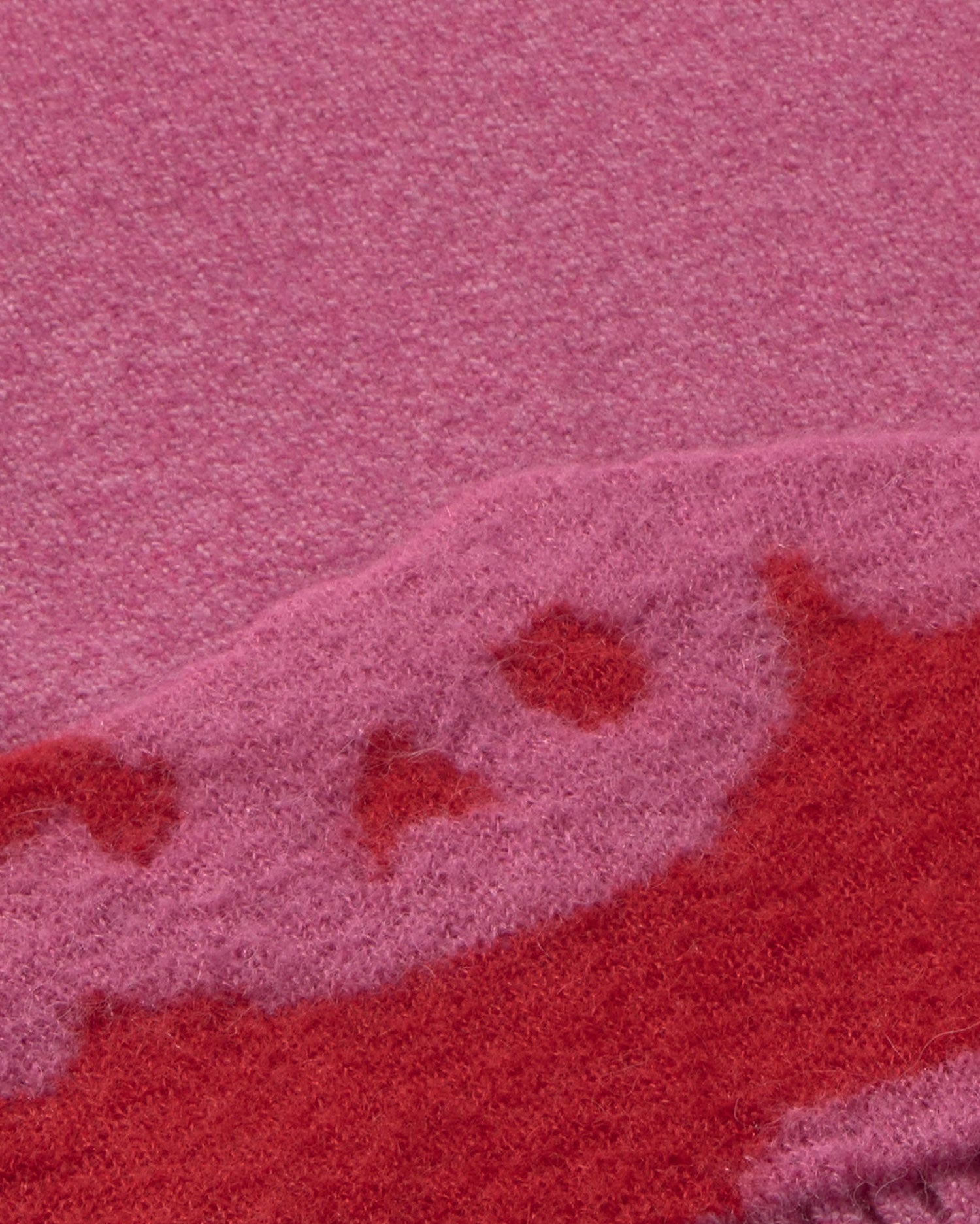 Jersey punto texturizado lana rosa Petra sostenible silueta - 2