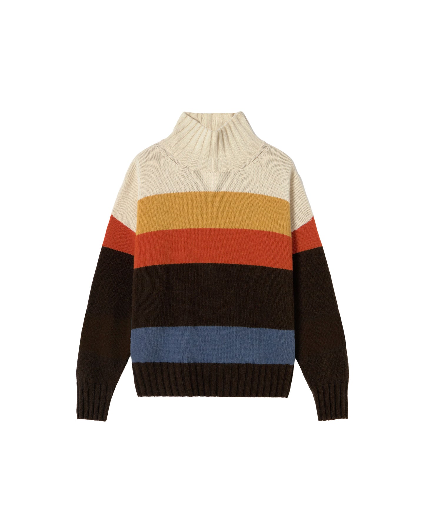 Jersey oversize lana rayas Imogen sostenible silueta - 1