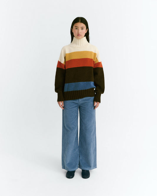 Jersey oversize lana rayas Imogen sostenible - 2