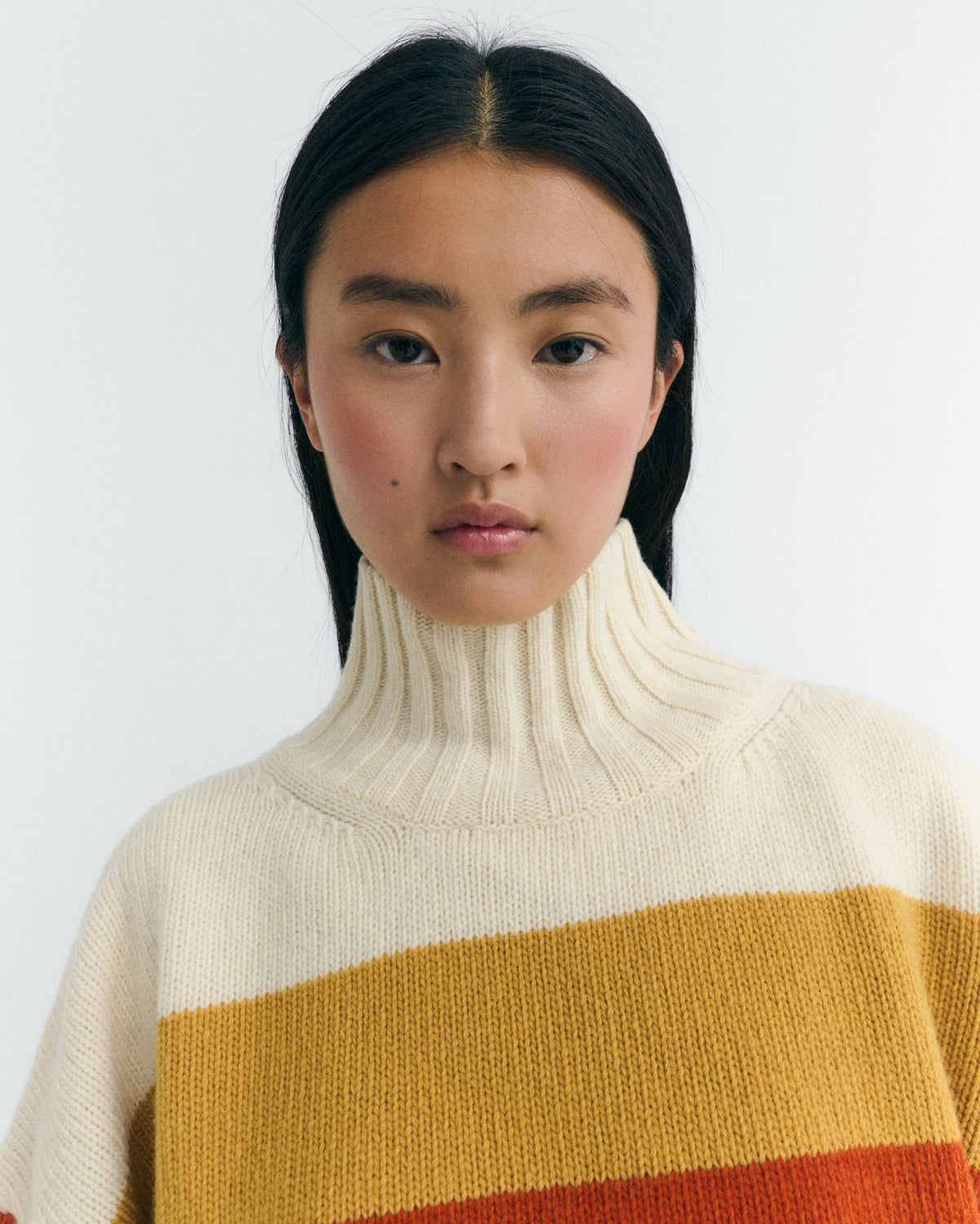 Jersey oversize lana rayas Imogen sostenible - 3