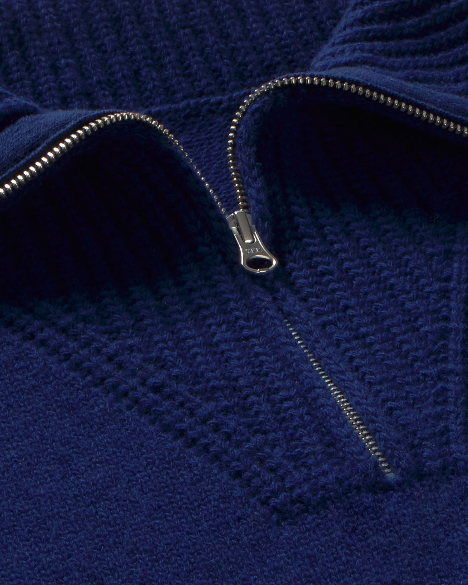 Jersey lana azul Tanit sostenible silueta - 2