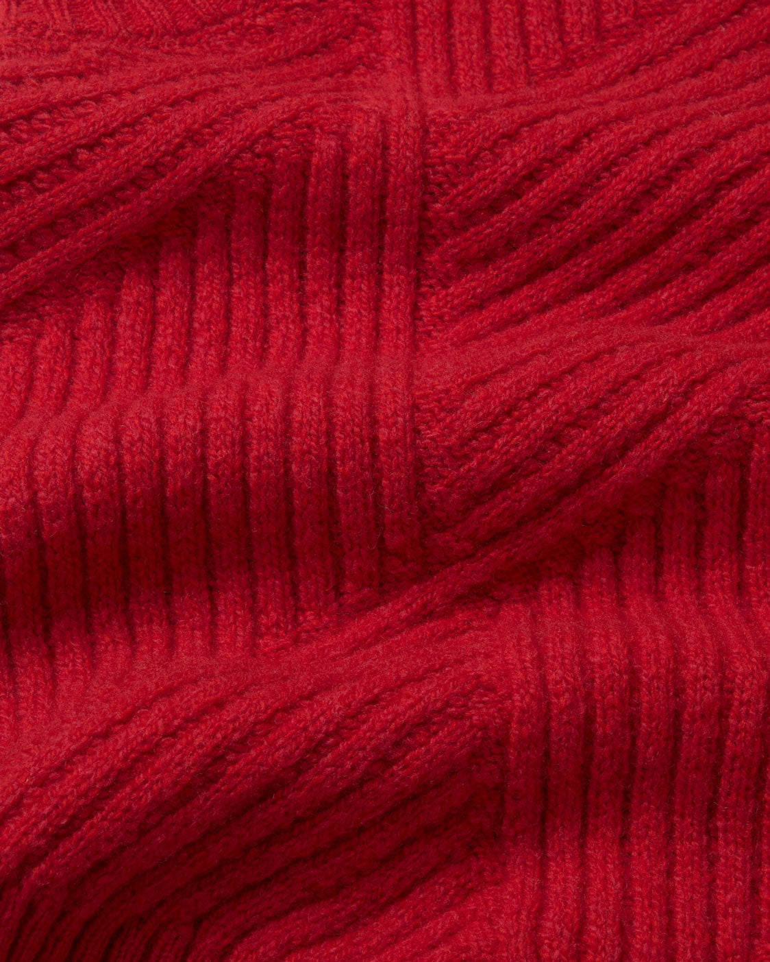 Chaleco punto lana rojo Kaia sostenible silueta - 2