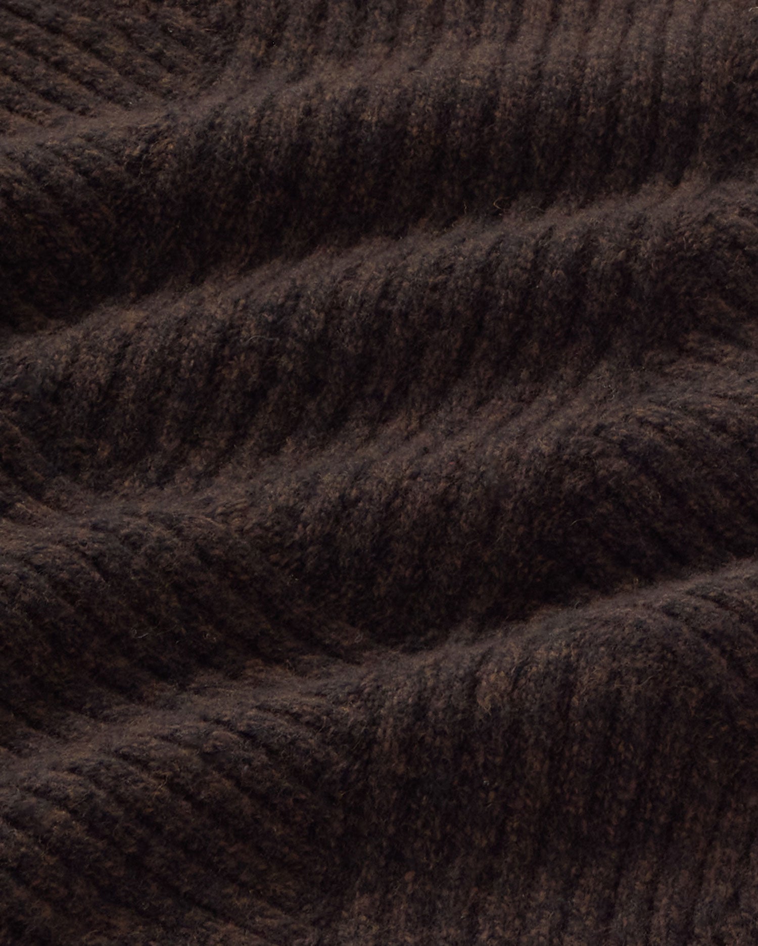 Chaleco punto lana marrón Kaia sostenible silueta - 2