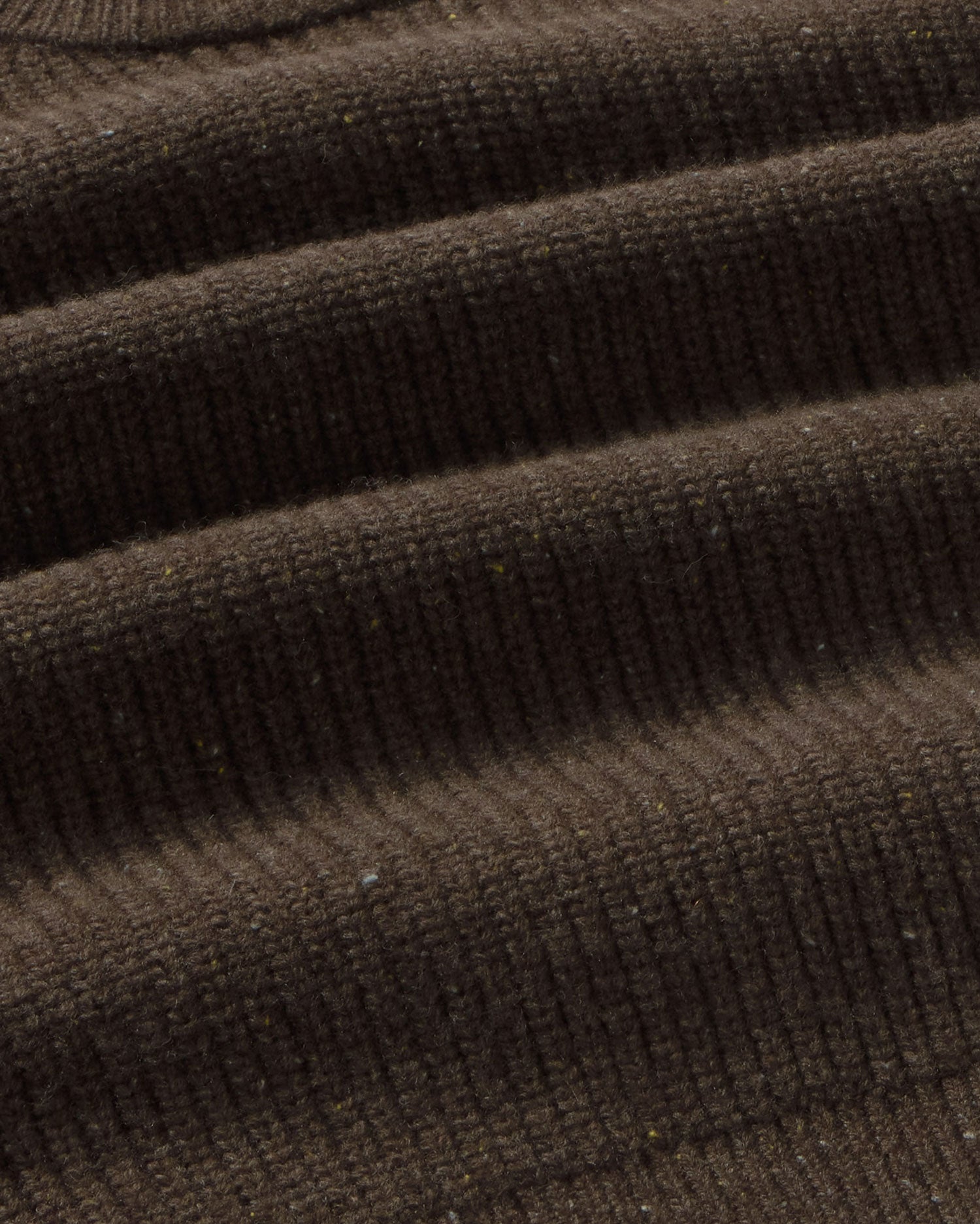 Jersey lana marrón Carmen sostenible silueta - 2