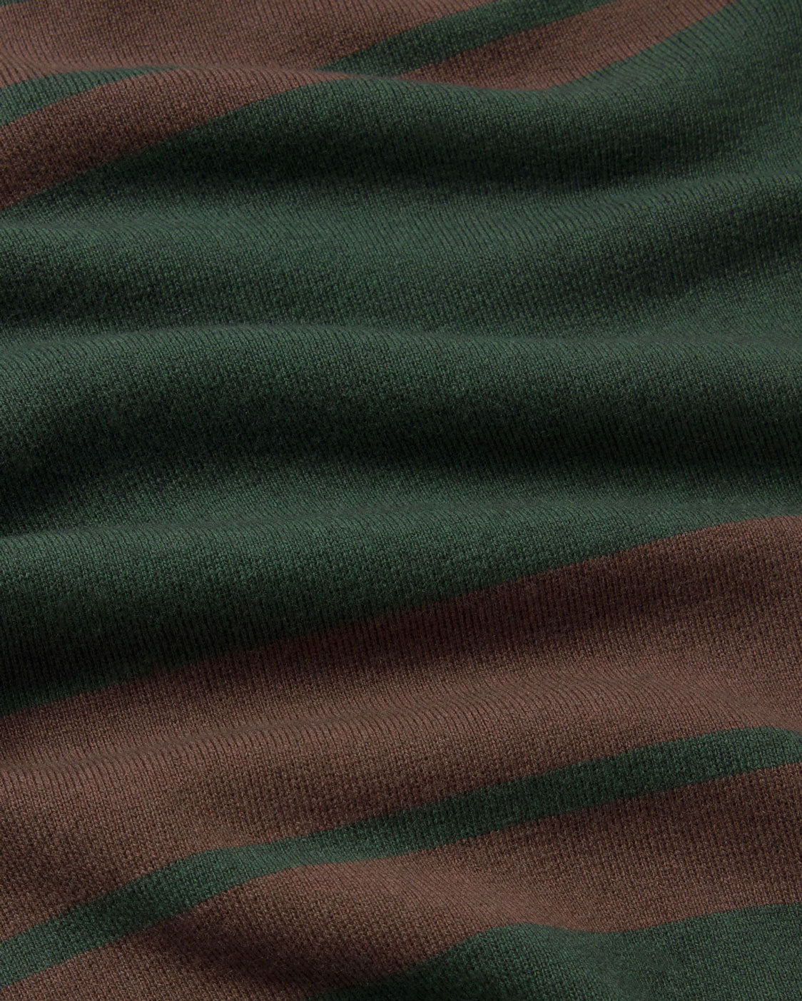 Sueter lana merino rayas verde Dante sostenible silueta - 3