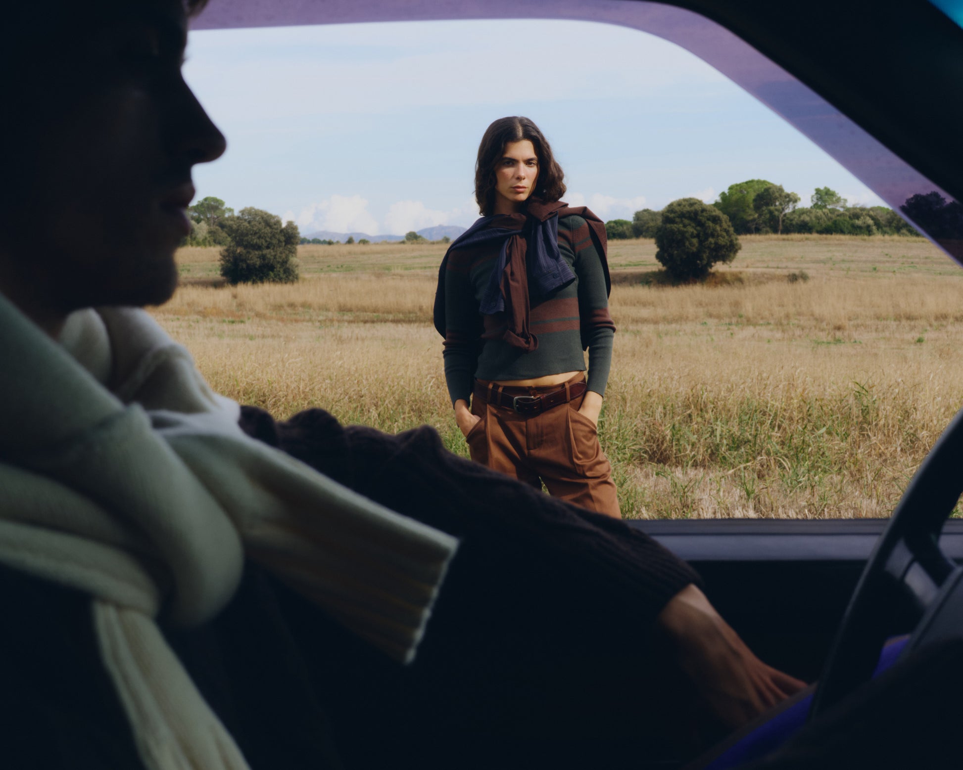 Sueter lana merino rayas verde Dante sostenible - Edit 1