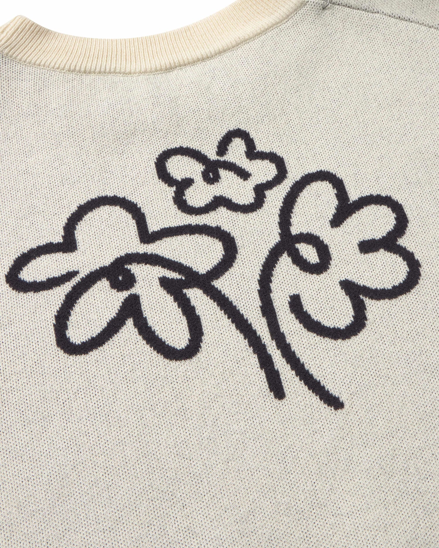 Jersey punto crudo flower Philis sostenible silueta - 2