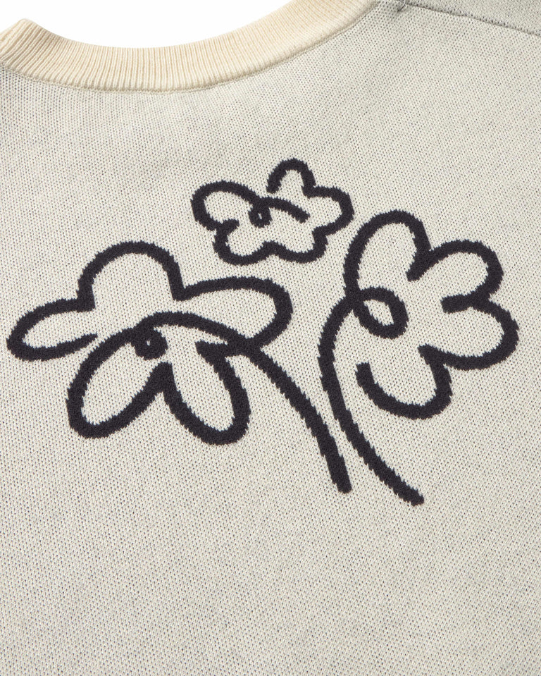 Jersey punto crudo flower Philis sostenible silueta - 2