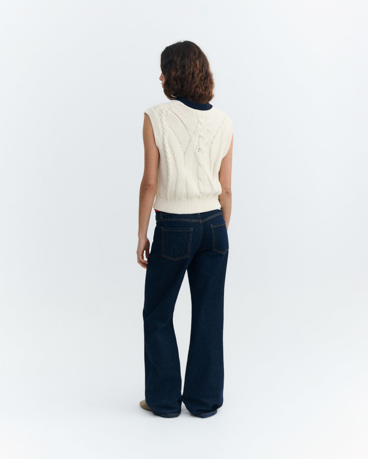 Chaleco punto crudo Aria sostenible - 4