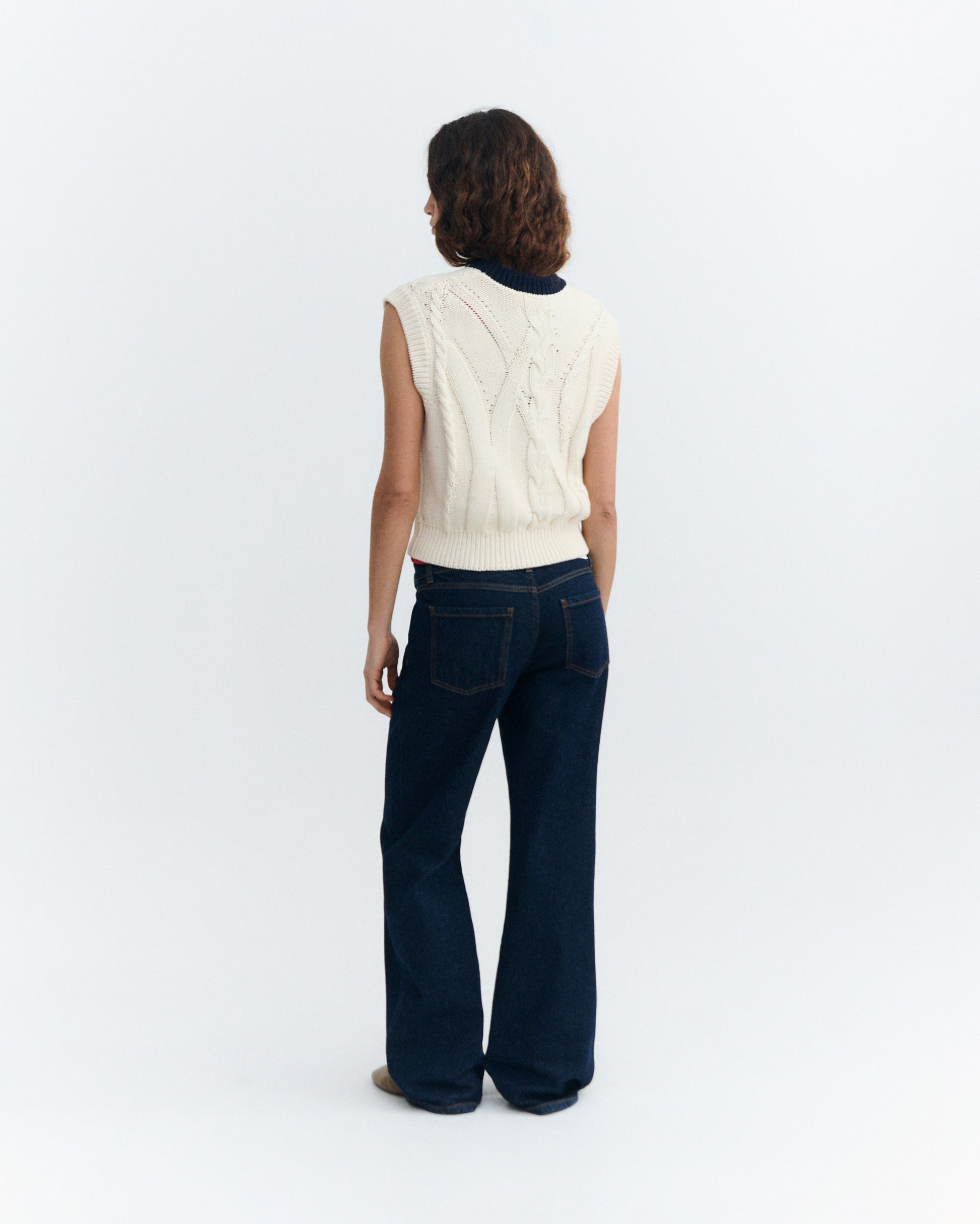 Chaleco punto crudo Aria sostenible - 4