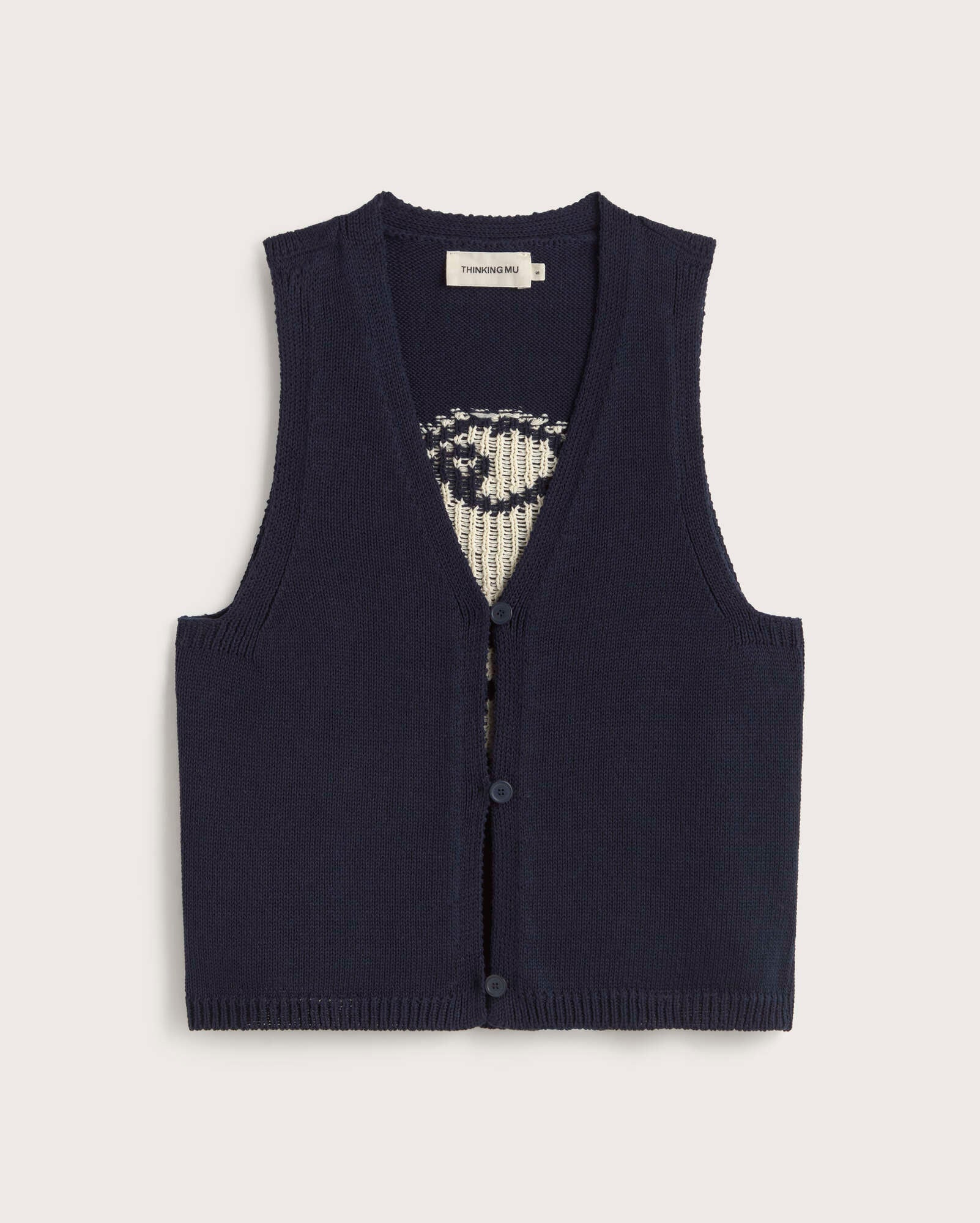 Chaleco punto fish Rob sostenible silueta - 1