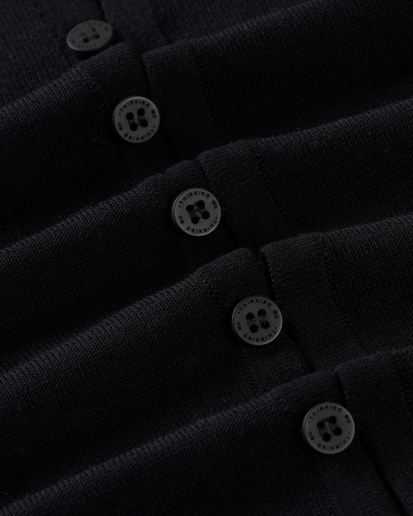 Cardigan punto negro transparente Manon sostenible silueta - 2