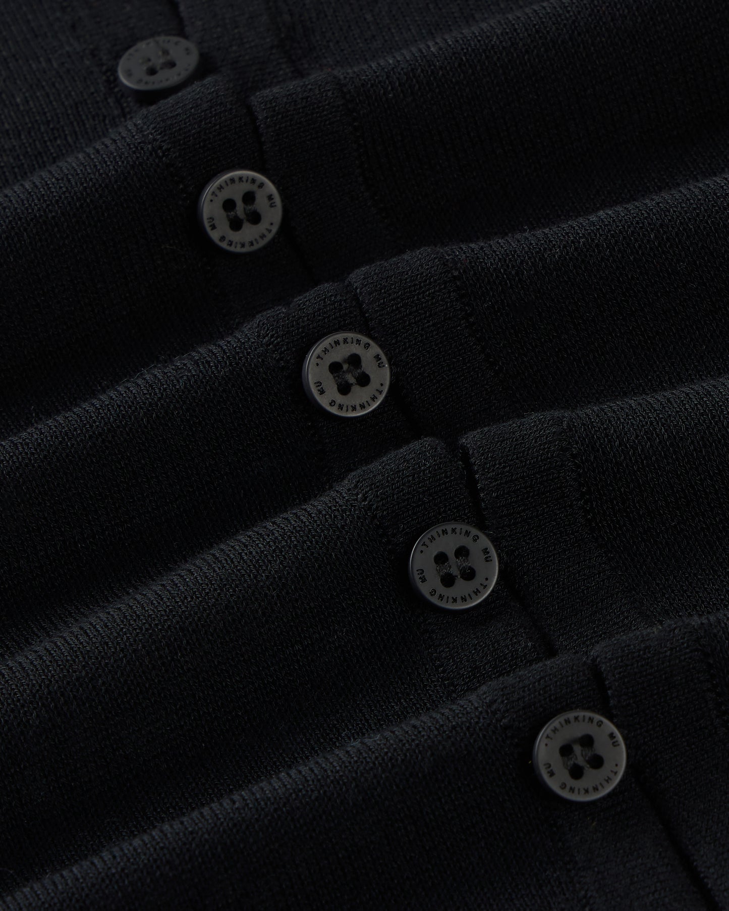 Cardigan punto negro transparente Manon sostenible silueta - 2