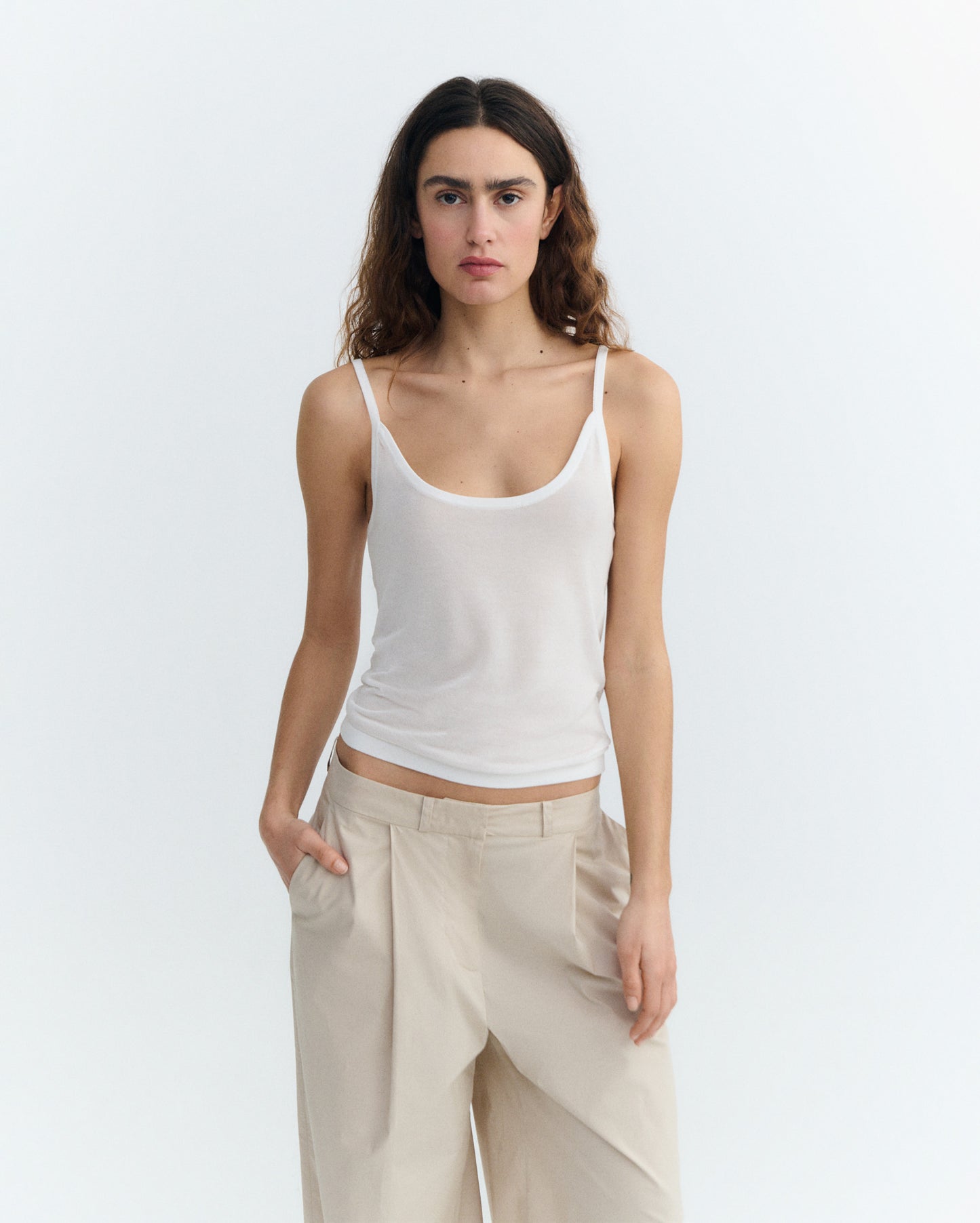 Top punto crudo transparente Dim sostenible - 1