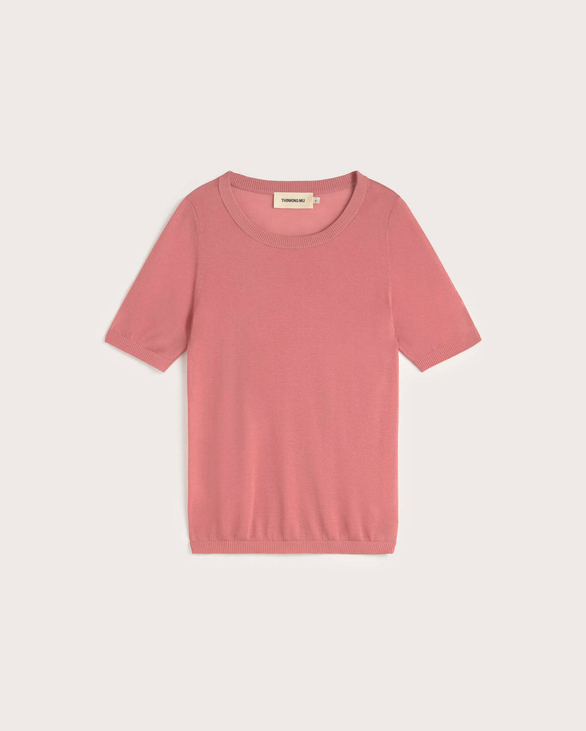 Top punto rosa semitransparente Noctis sostenible silueta - 1