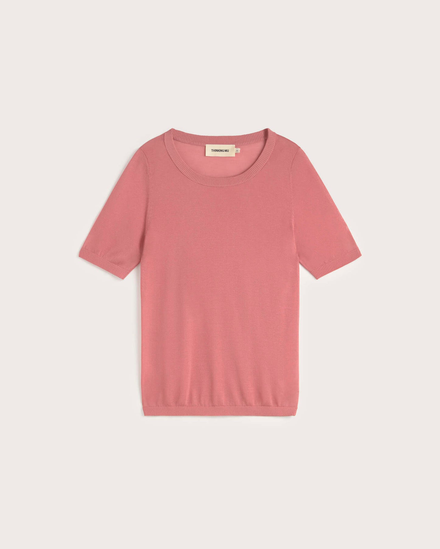 Top punto rosa semitransparente Noctis sostenible silueta - 1