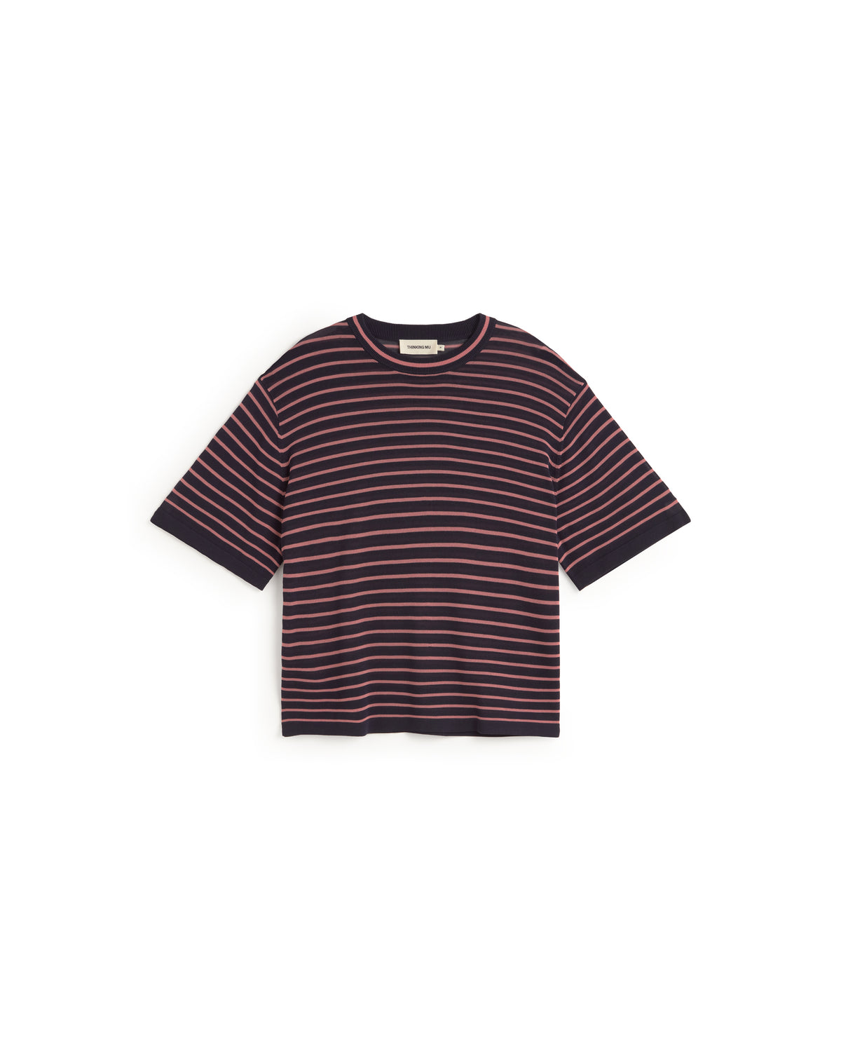 Camiseta oversize punto rayas Zenna sostenible silueta - 1