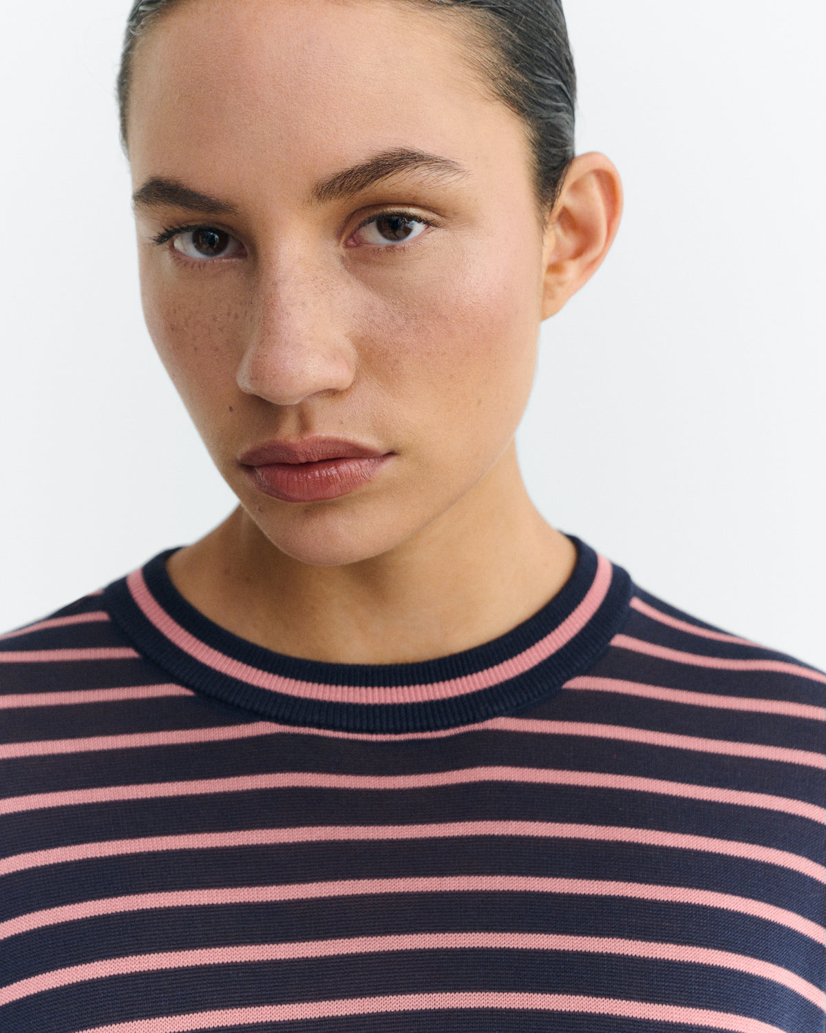 Camiseta oversize punto rayas Zenna sostenible - 4