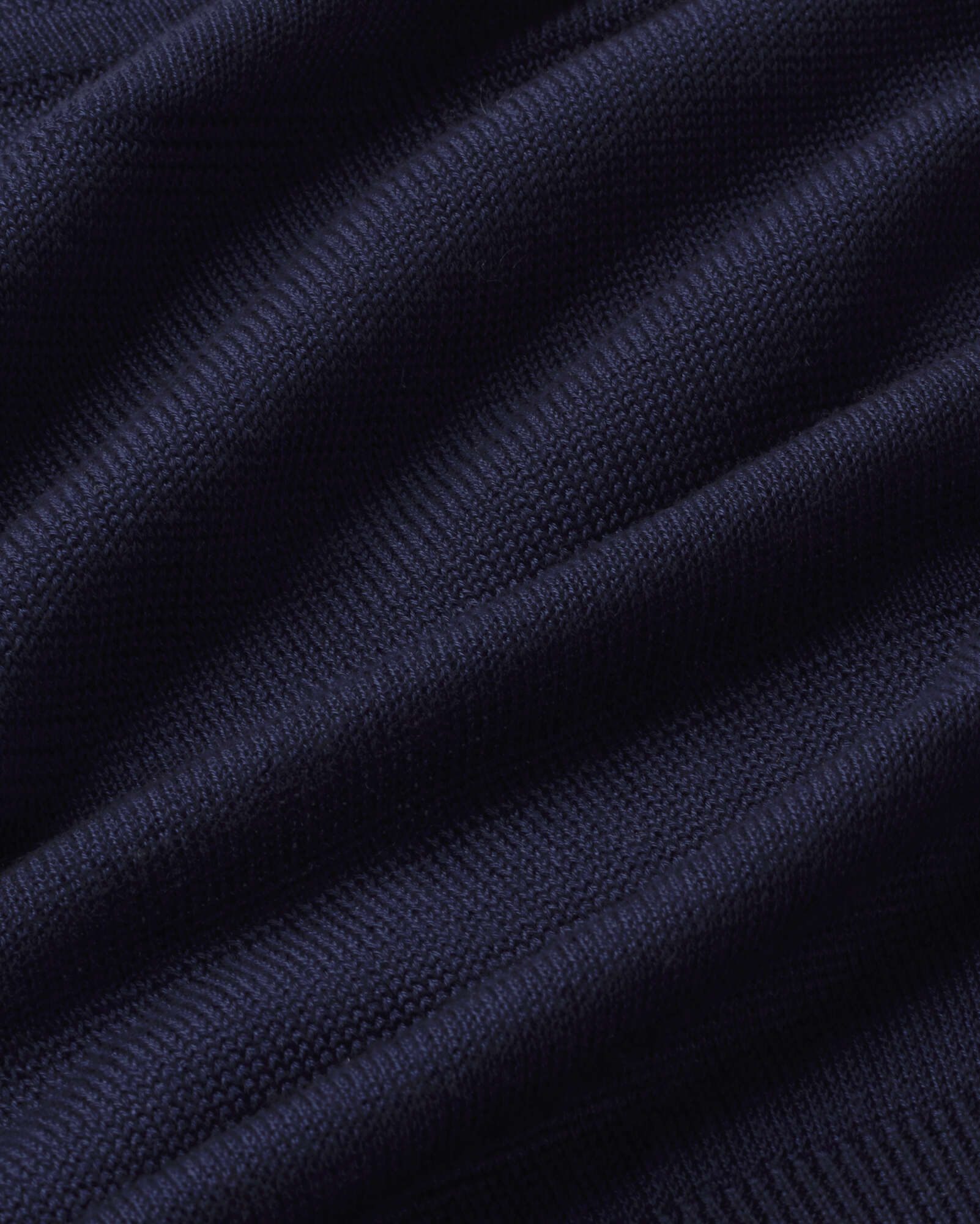 Jersey rayas semitransparente navy Raven sostenible silueta - 2