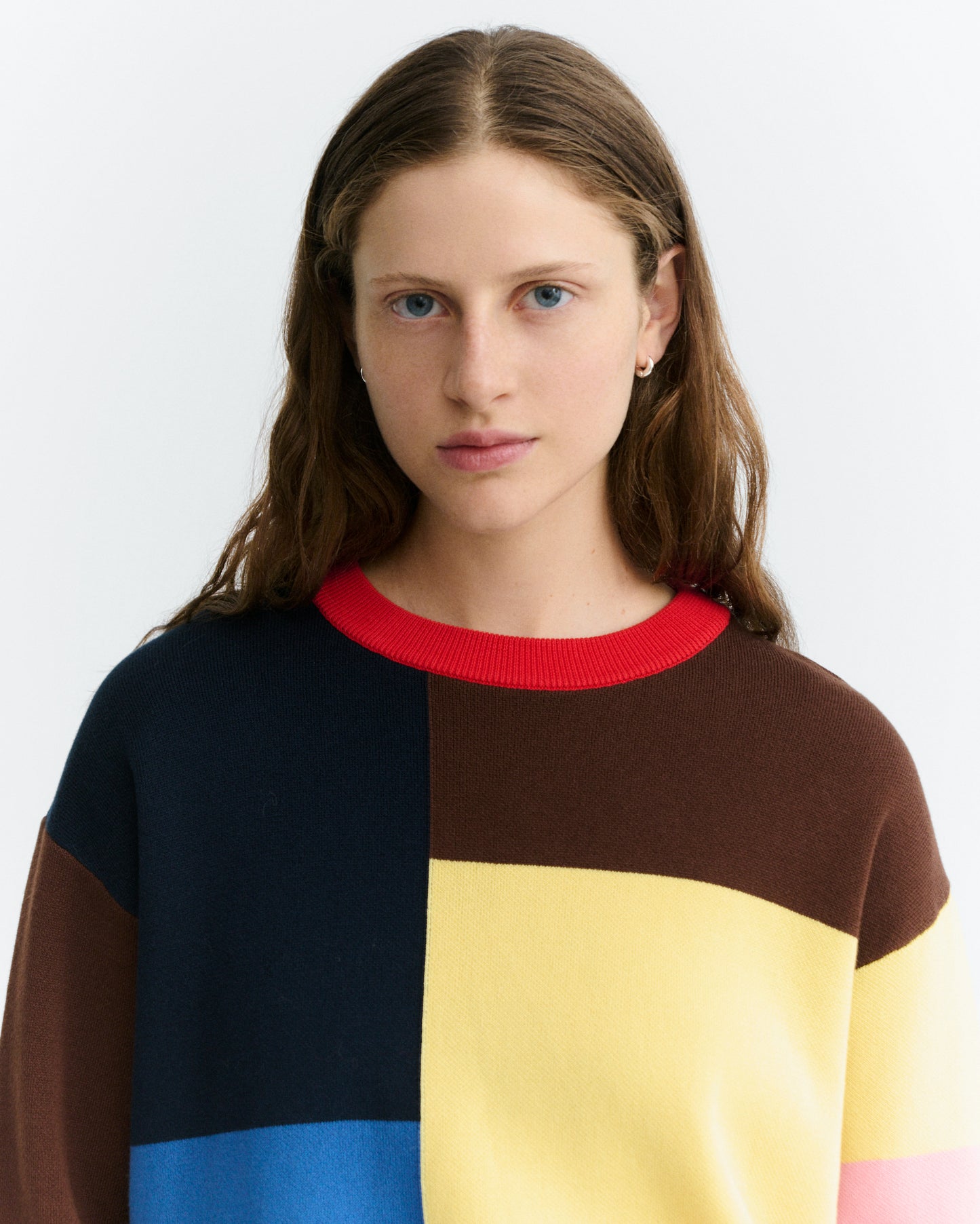 Jersey color block algodón orgánico Petra sostenible - 3