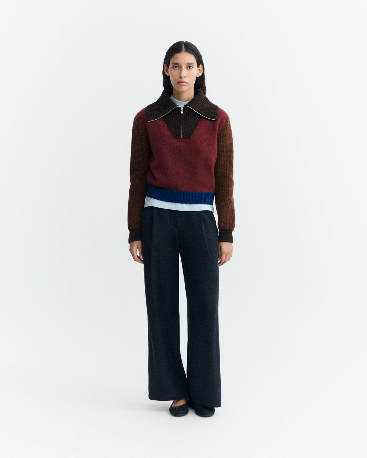 Jersey lana multicolor Tanit sostenible - 1