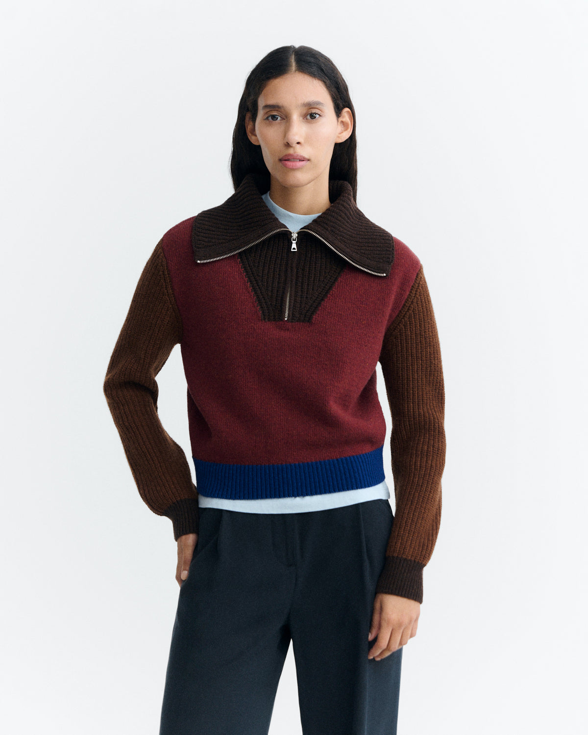 Jersey lana multicolor Tanit sostenible - 2
